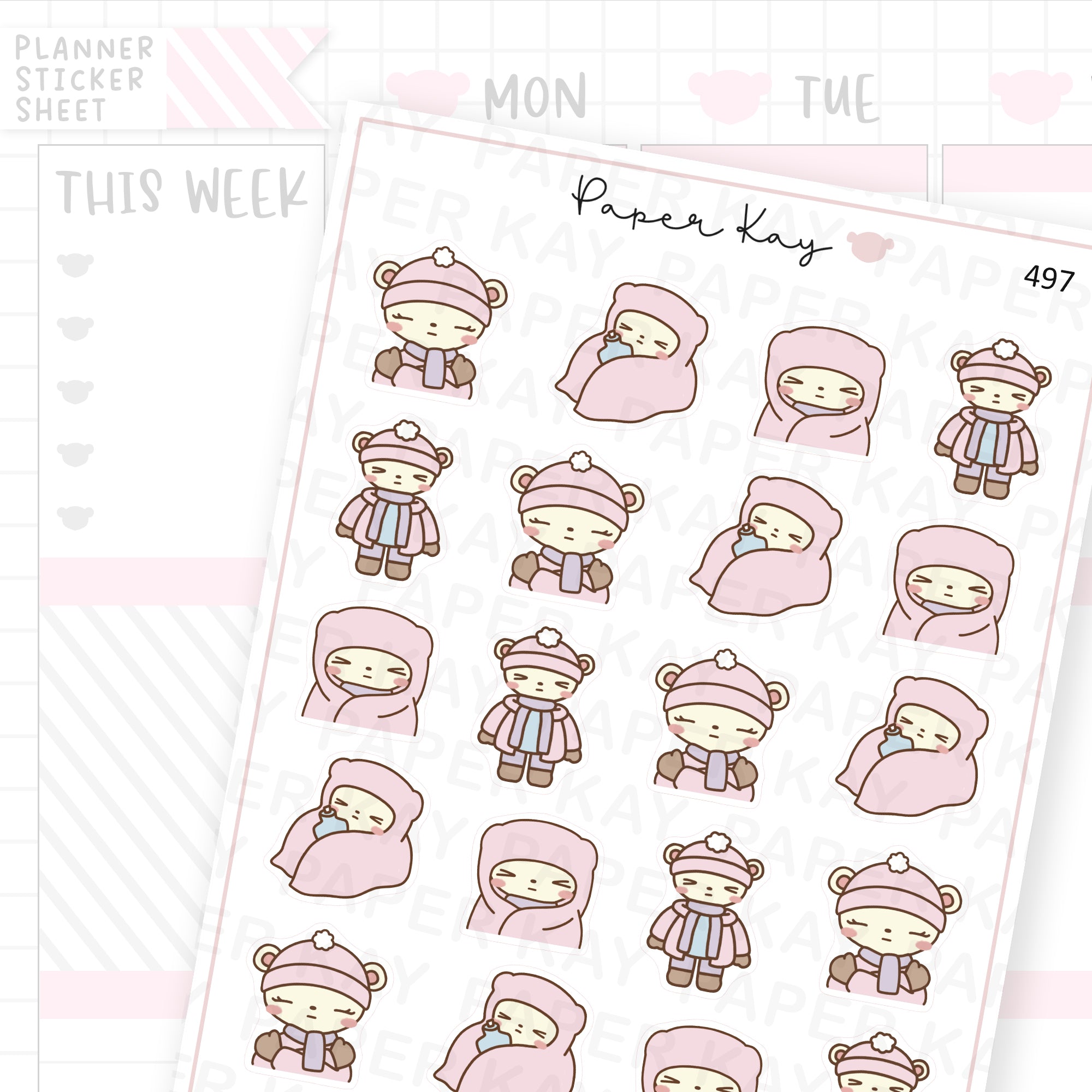 Winter Chills Sticker Sheet
