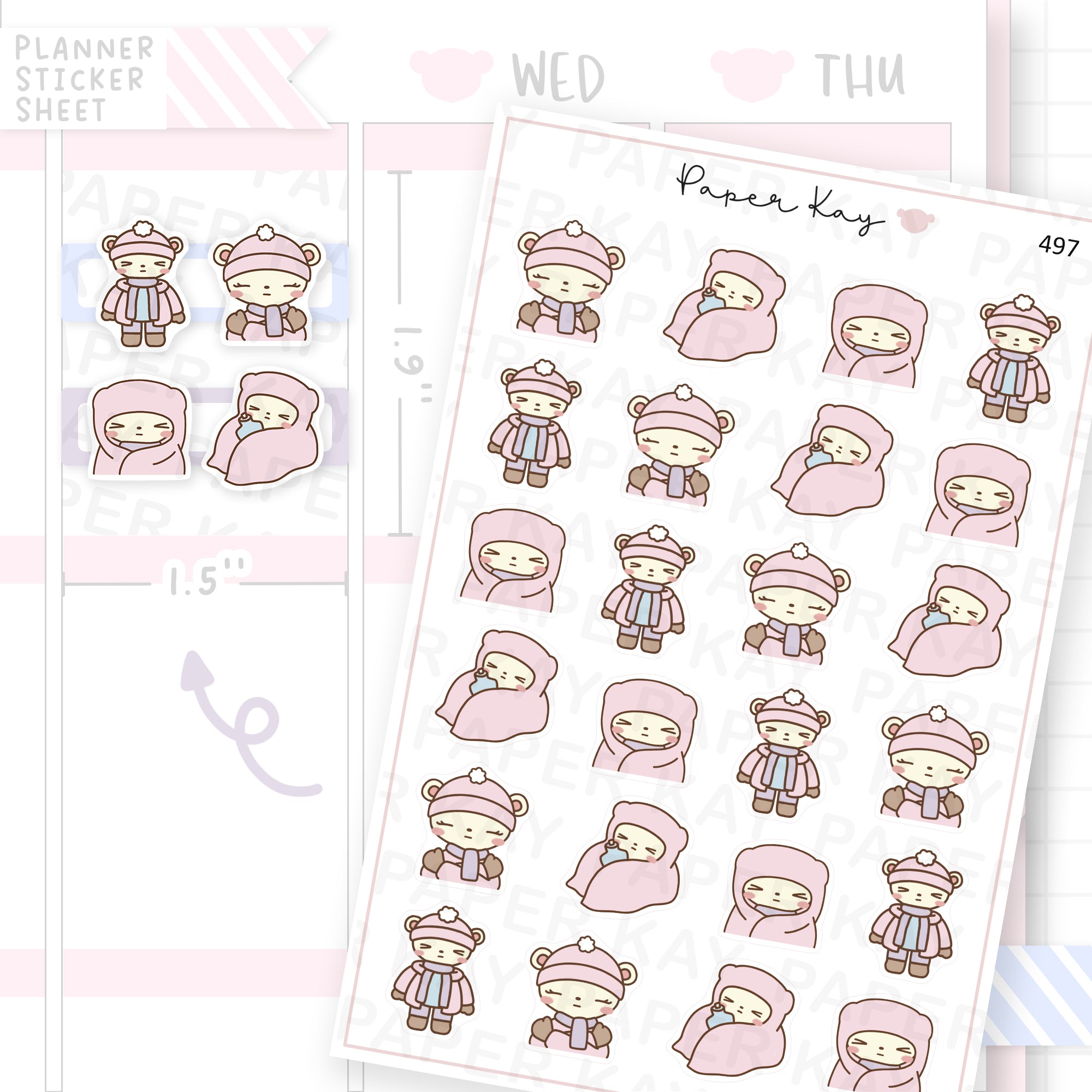 Winter Chills Sticker Sheet