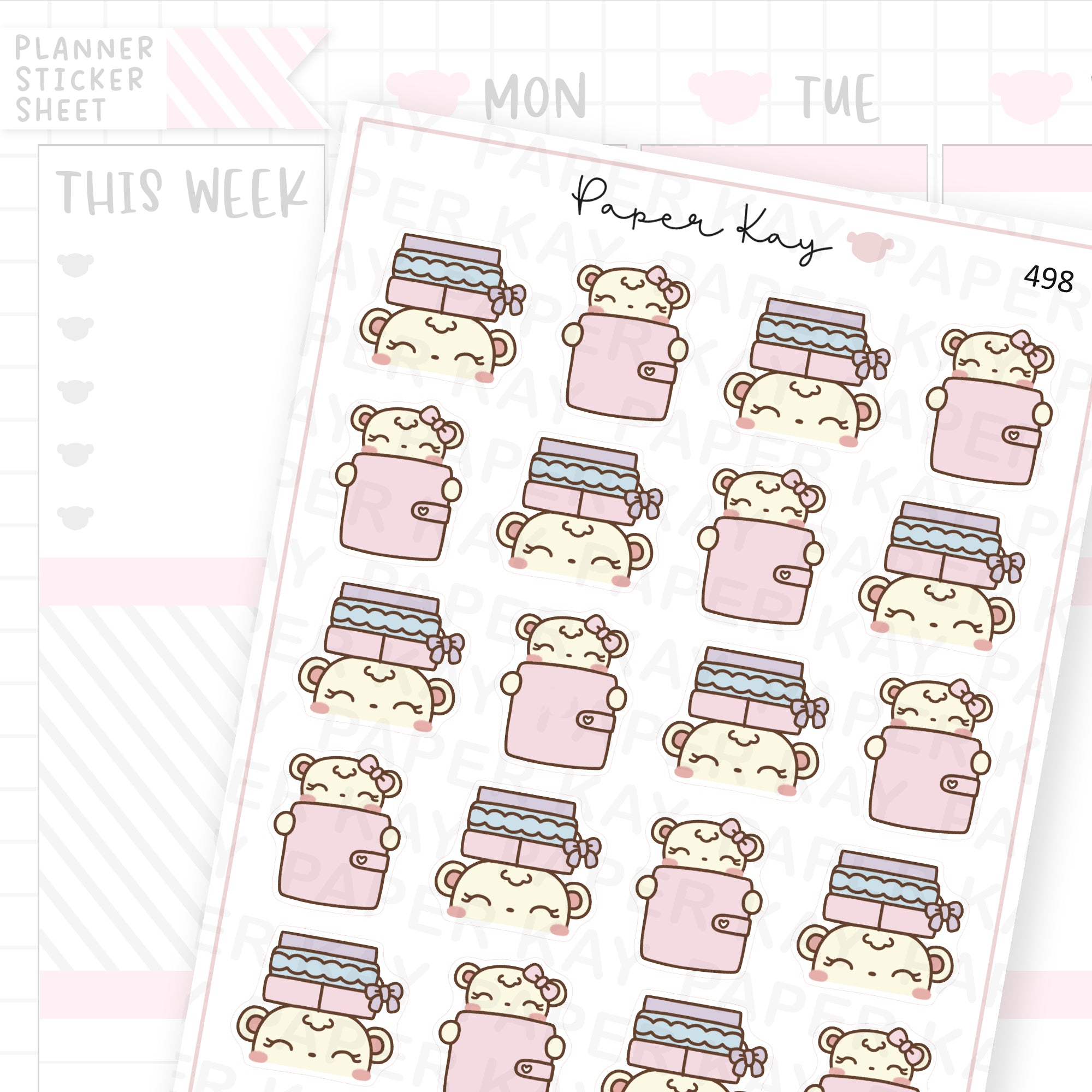 DTB Planner Stack Sticker Sheet