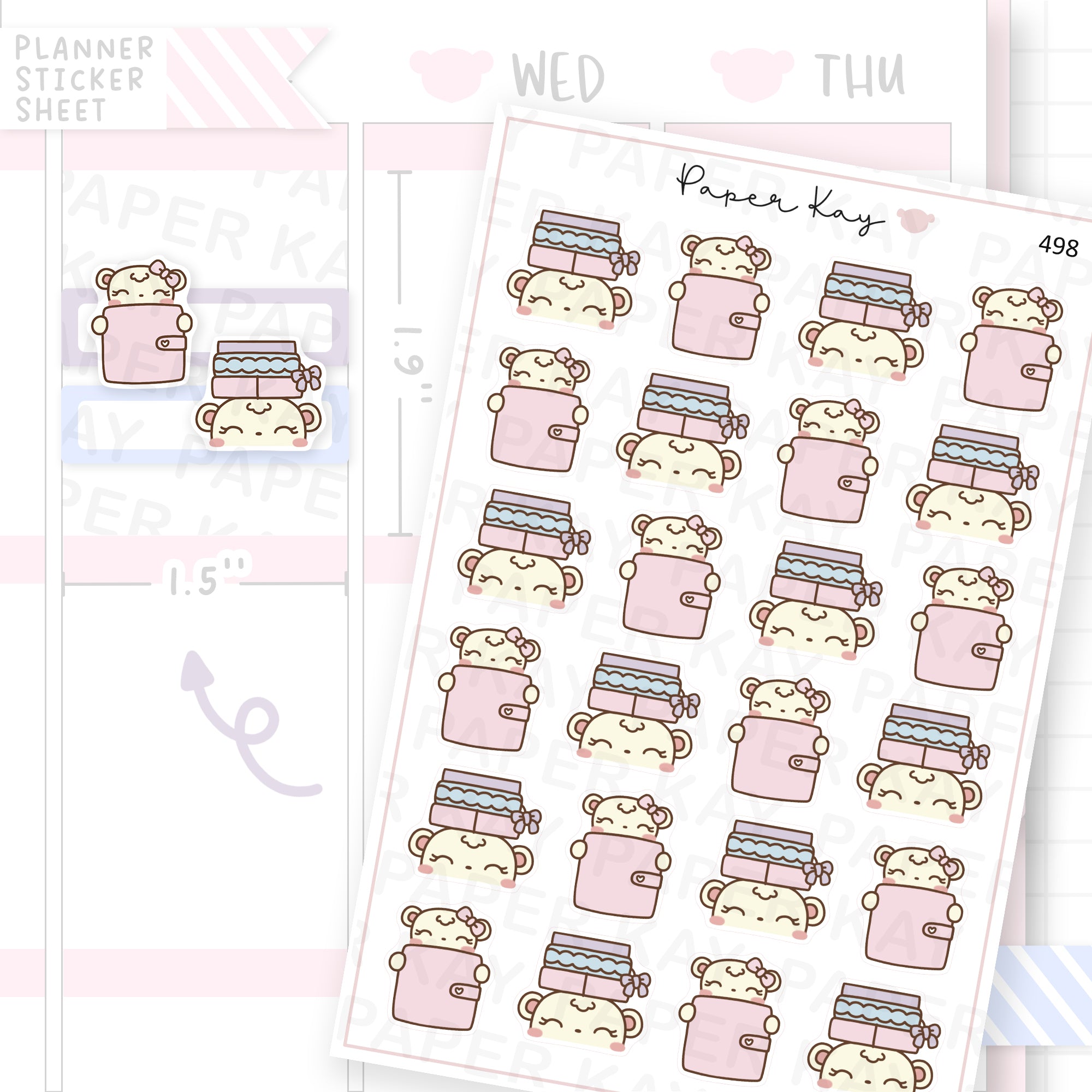 DTB Planner Stack Sticker Sheet