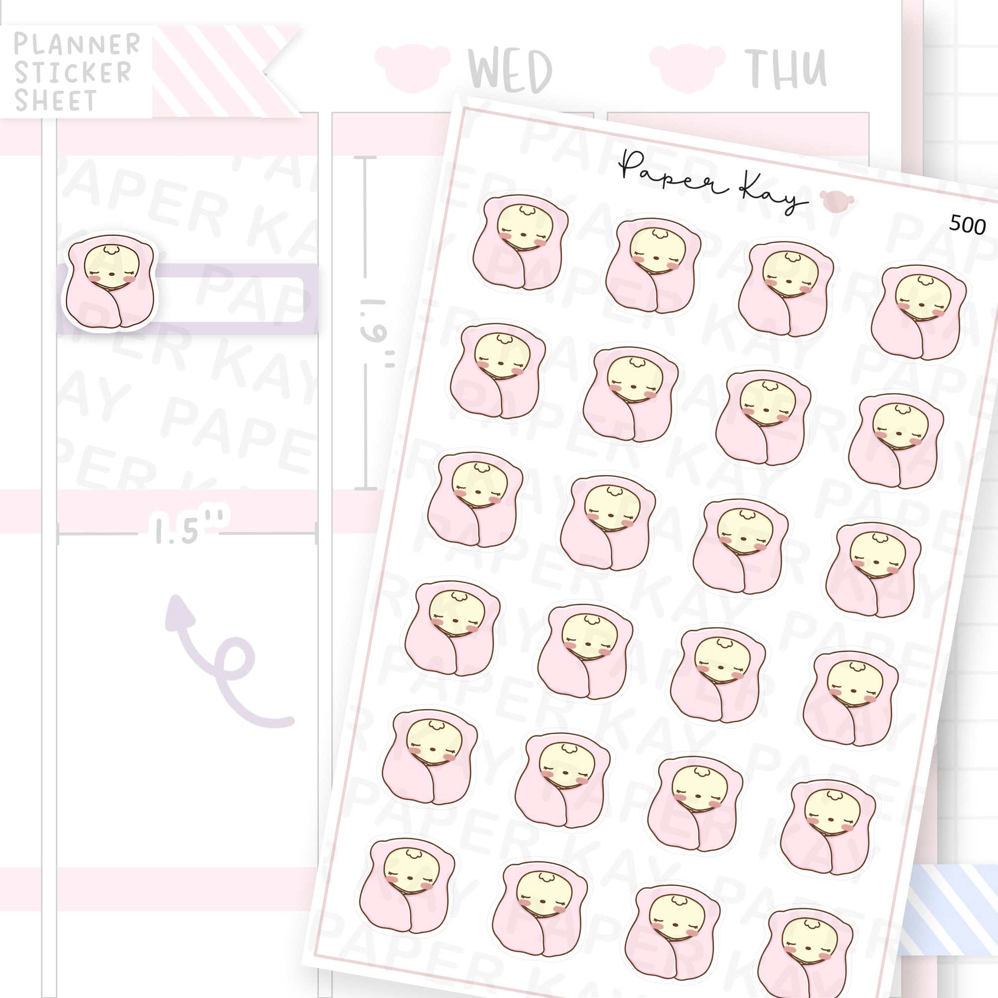 DTB Snuggle Sticker Sheet