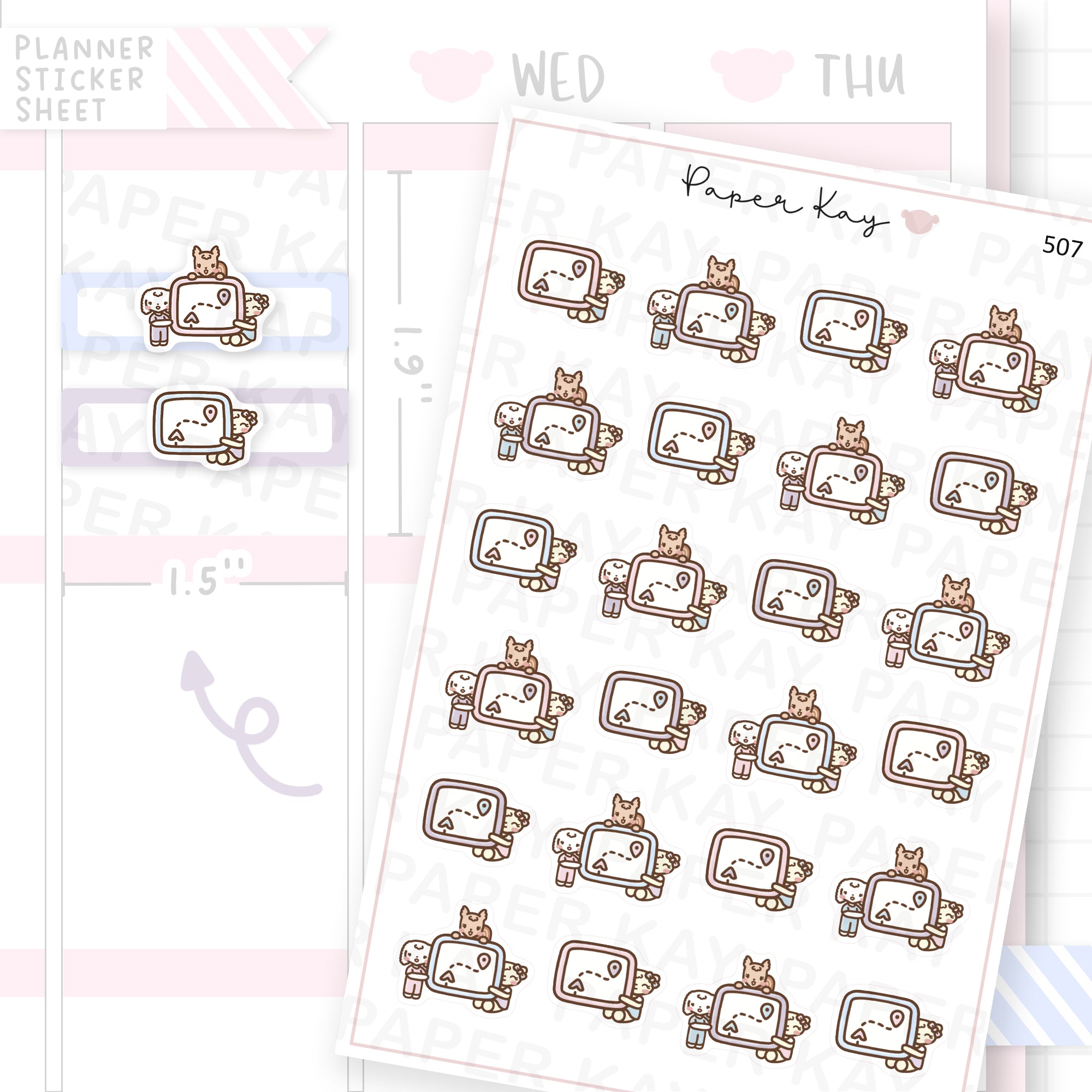 DTB Sat Nav Sticker Sheet