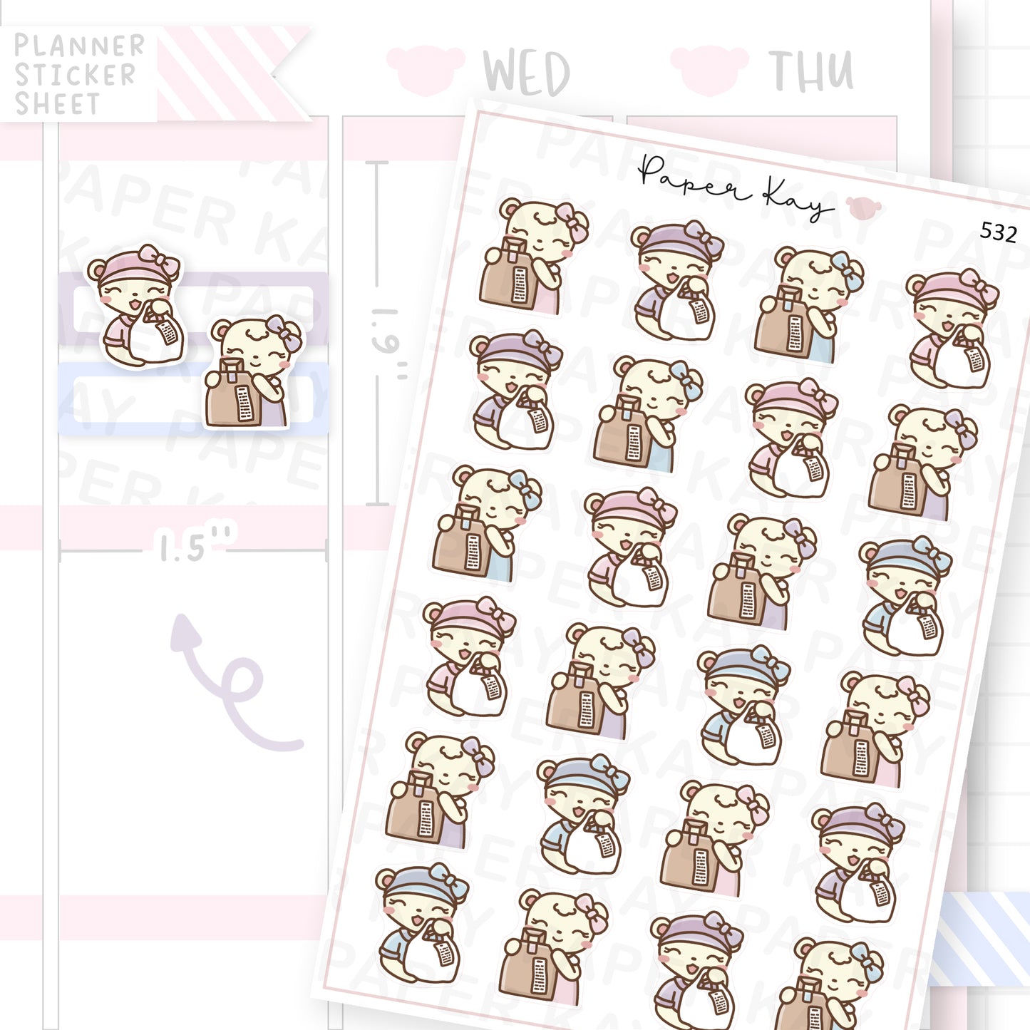 Food Delivery / Takeaway Sticker Sheet