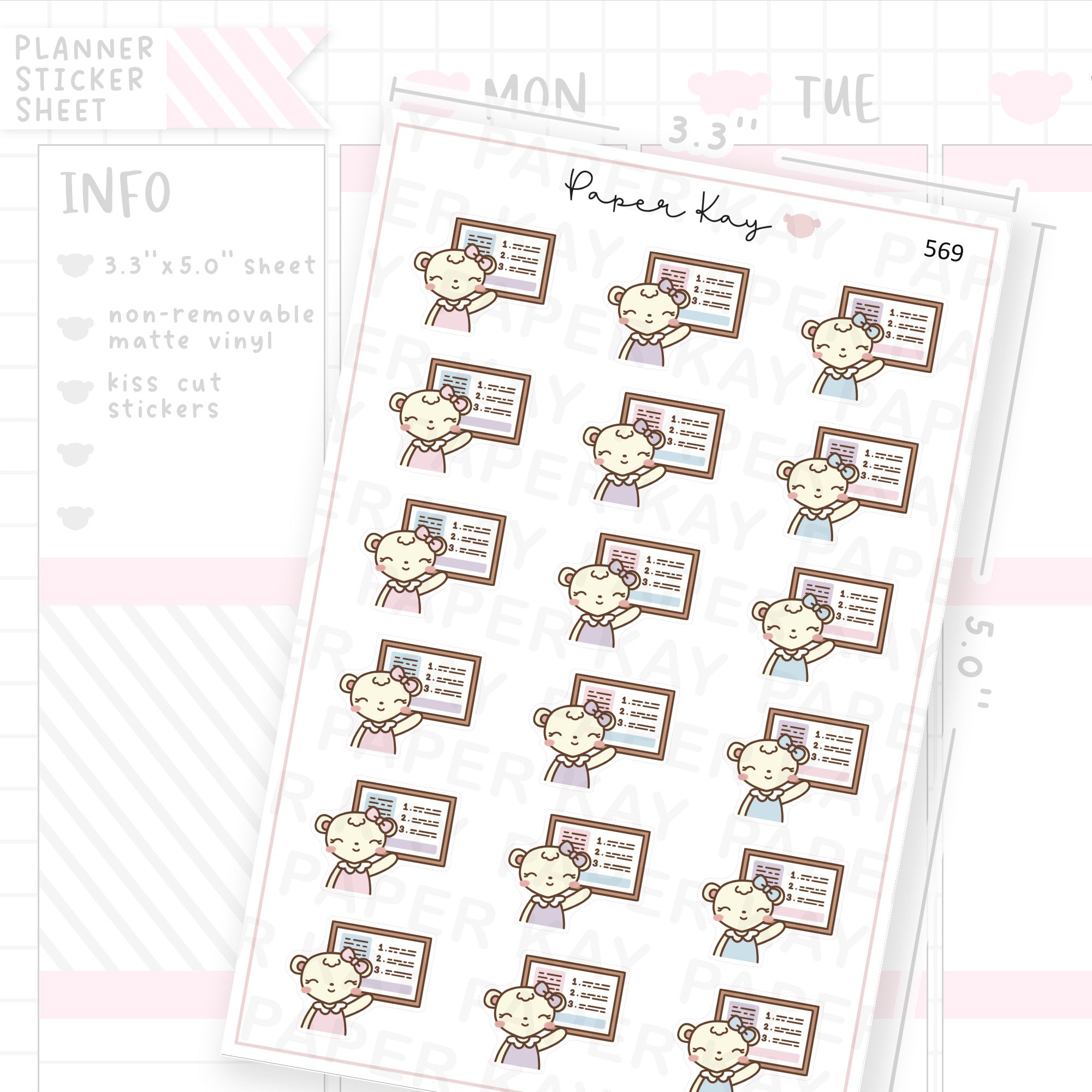 DTB Presentation Sticker Sheet