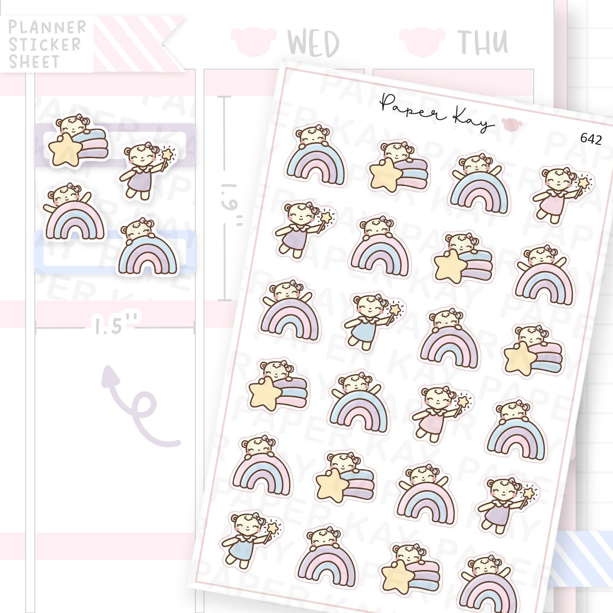 Hope and Wish Planner Sticker Sheet