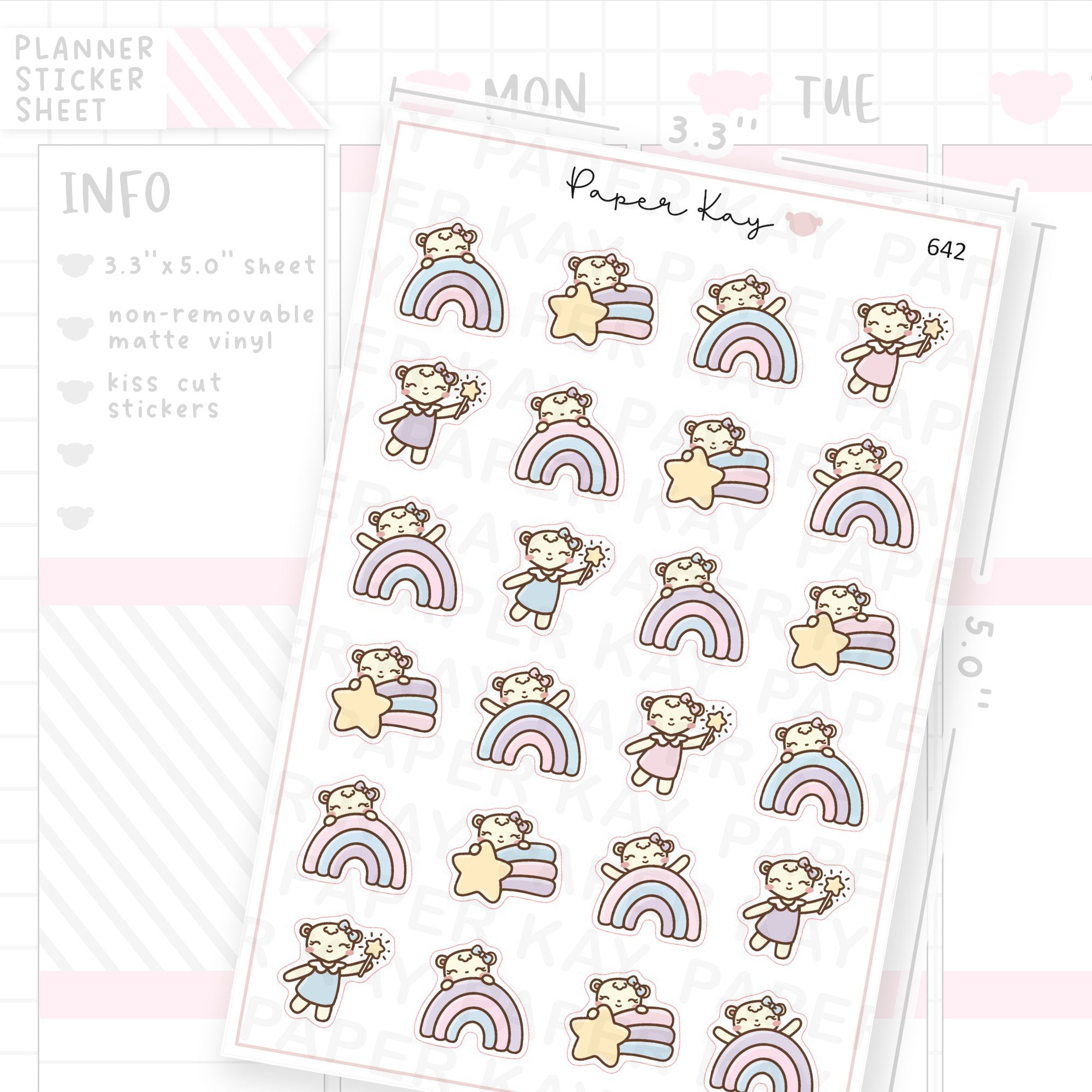 Hope and Wish Planner Sticker Sheet