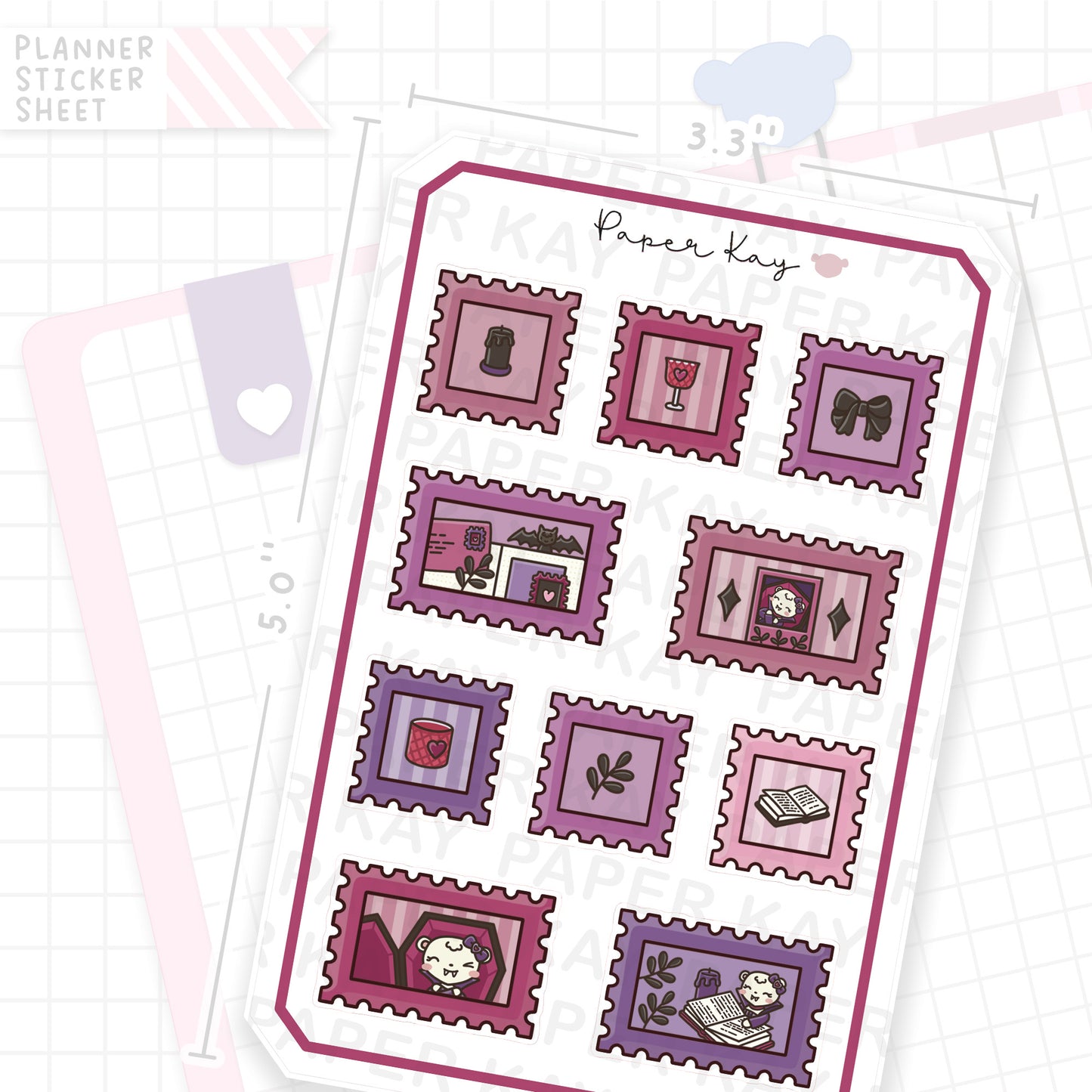 Vampy Stamps Bujo Deco Stickers