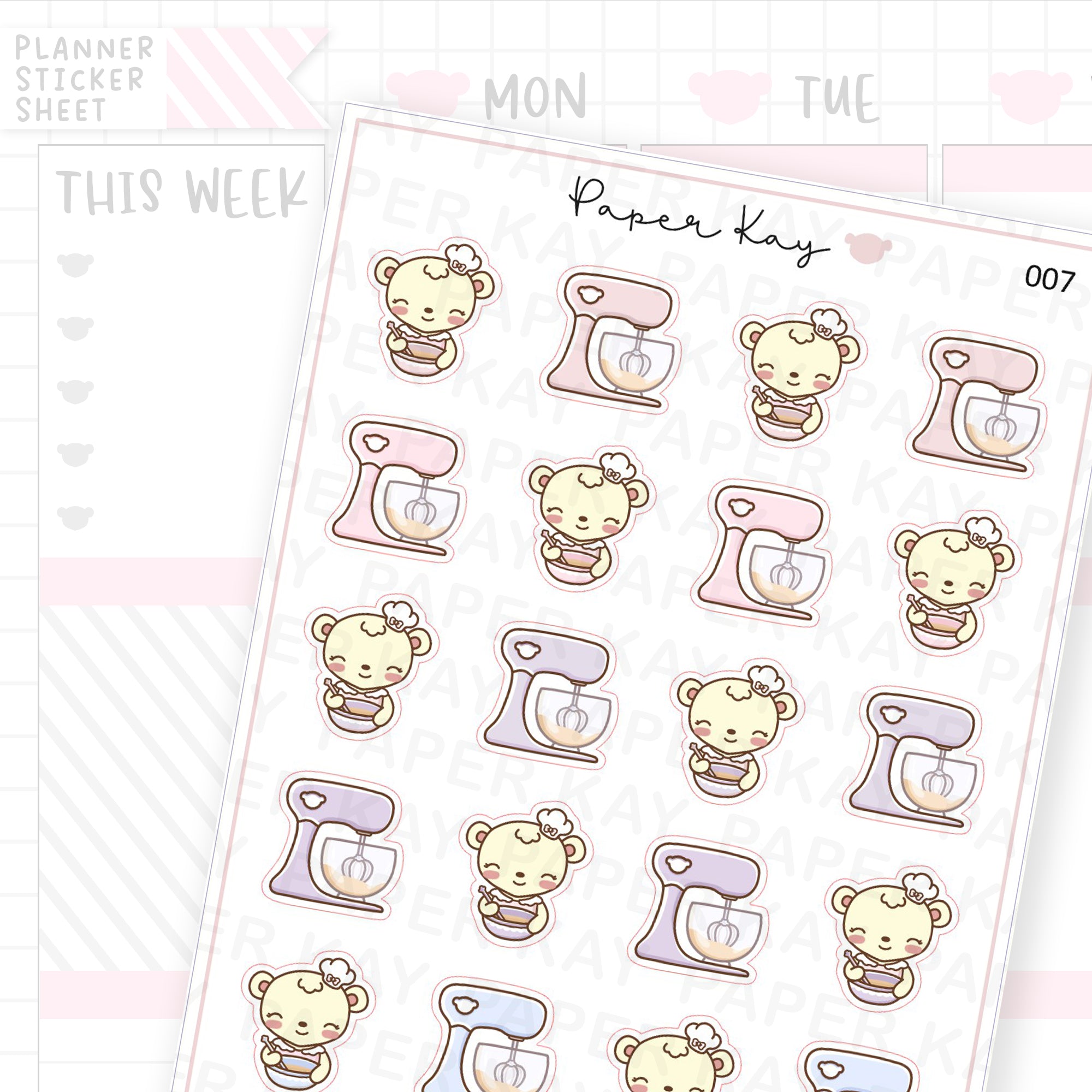 Baking Sticker Sheet