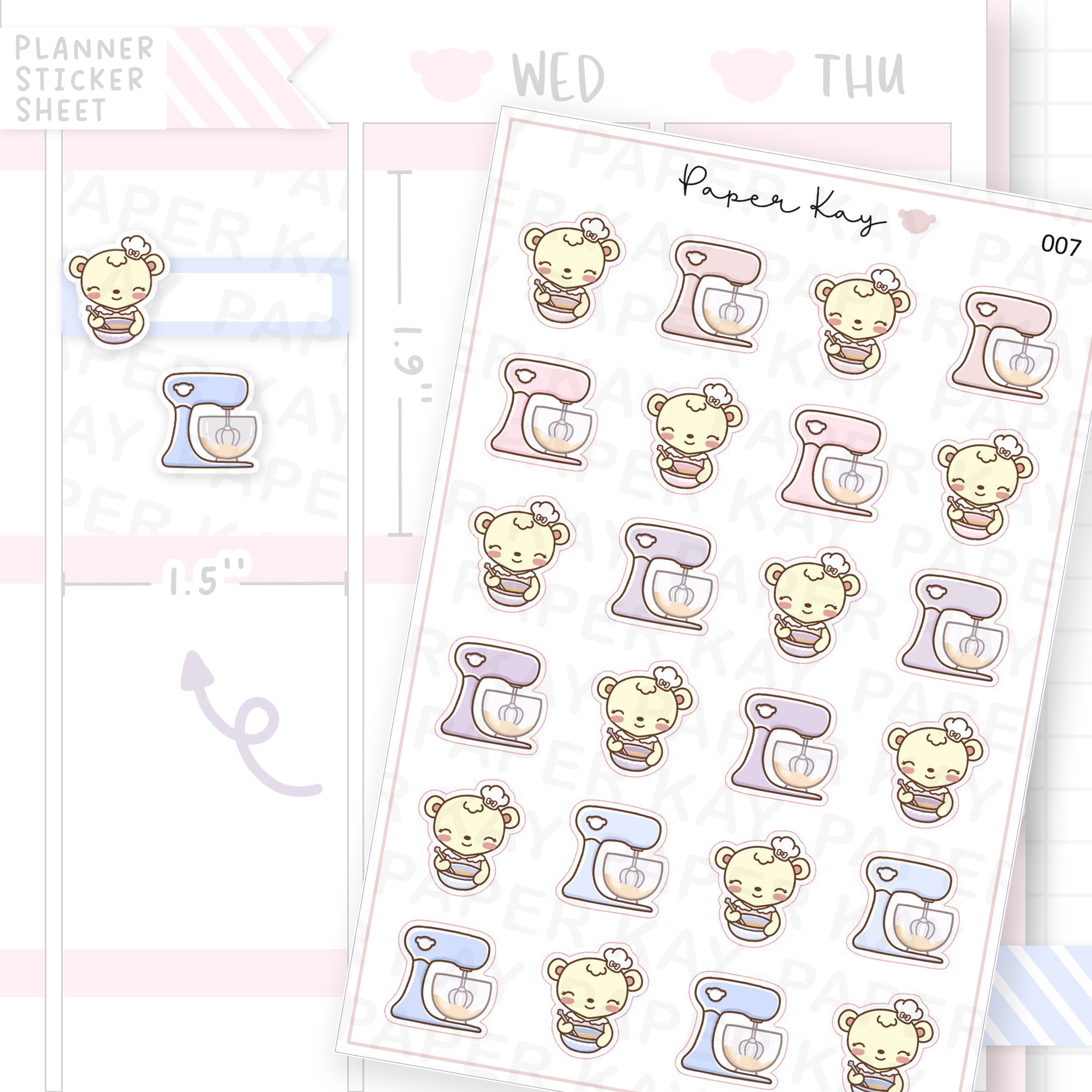 Baking Sticker Sheet