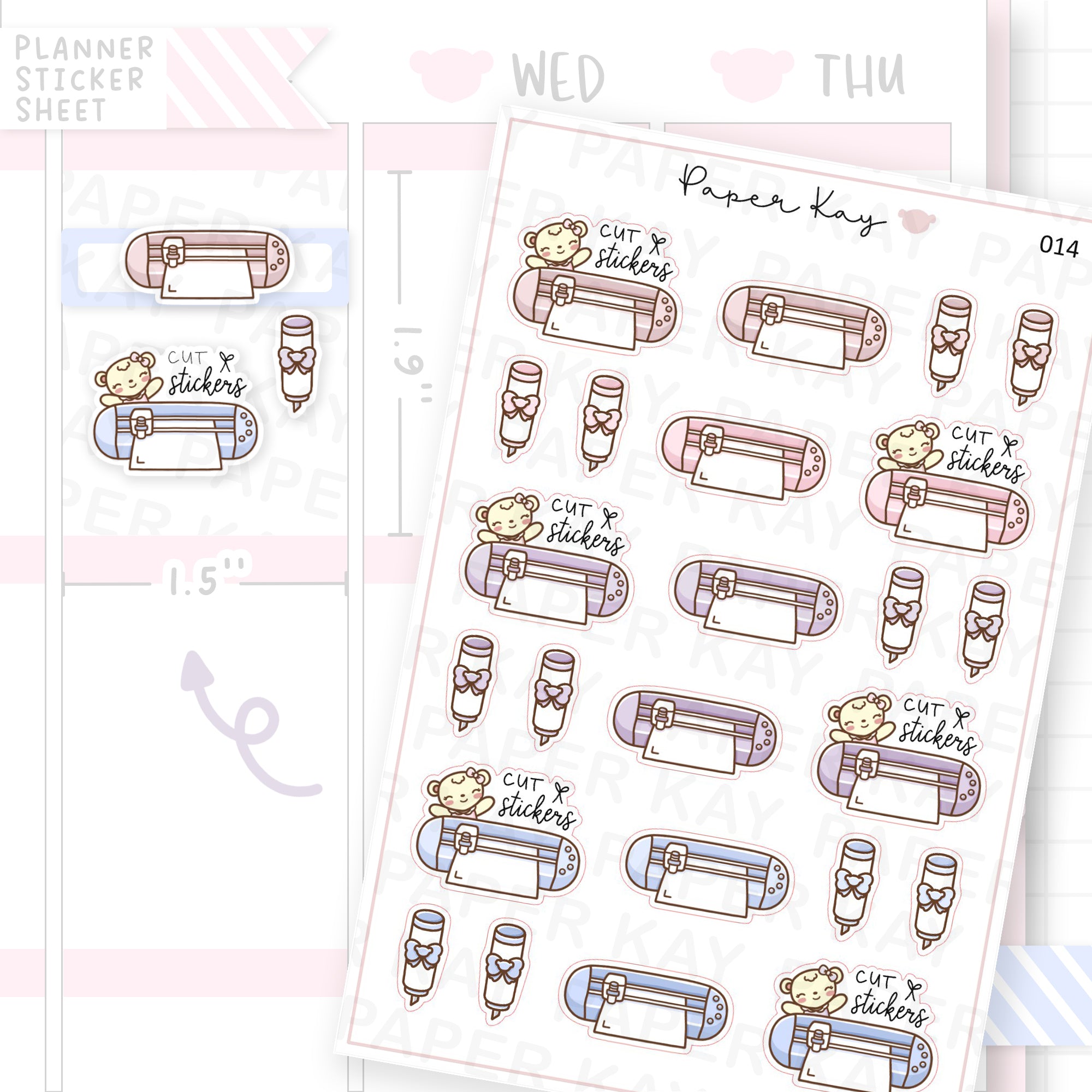 Sticker Cutting Machine Sticker Sheet