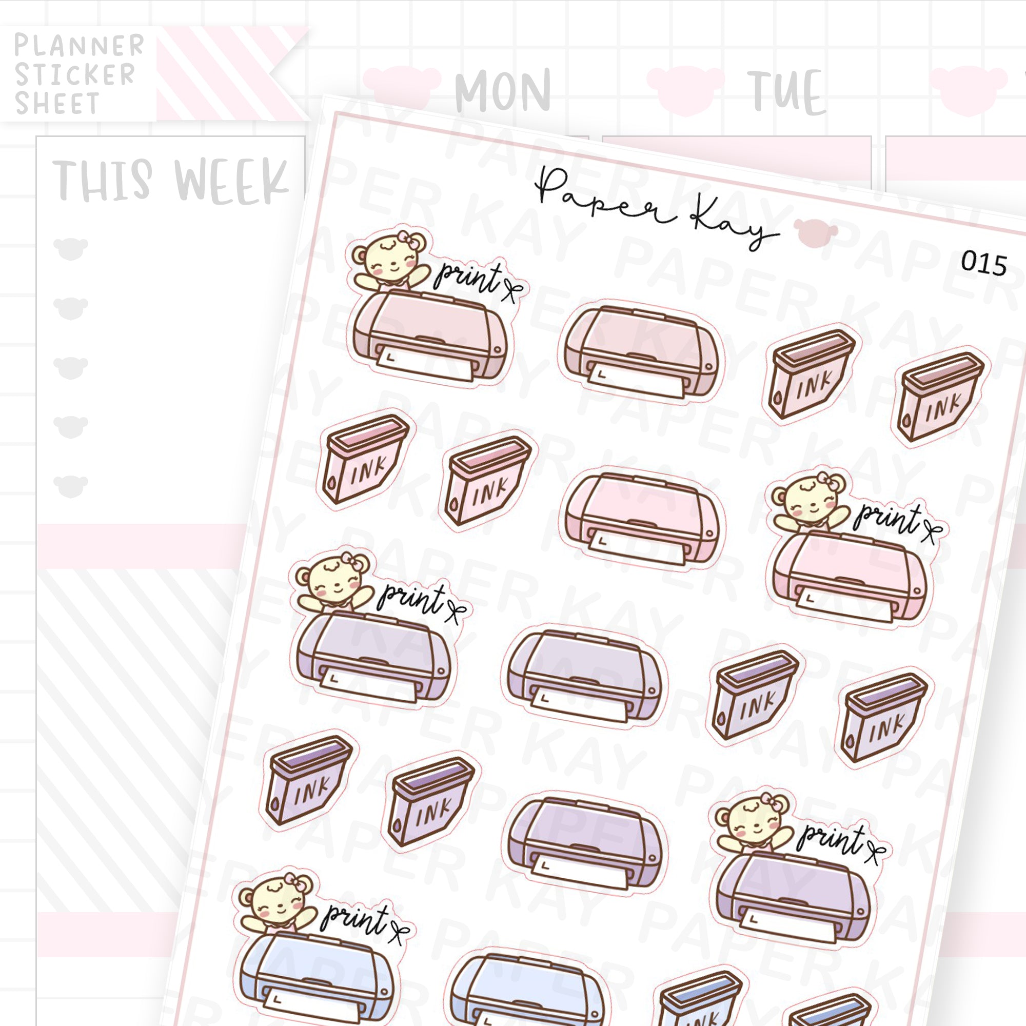 Printer Sticker Sheet