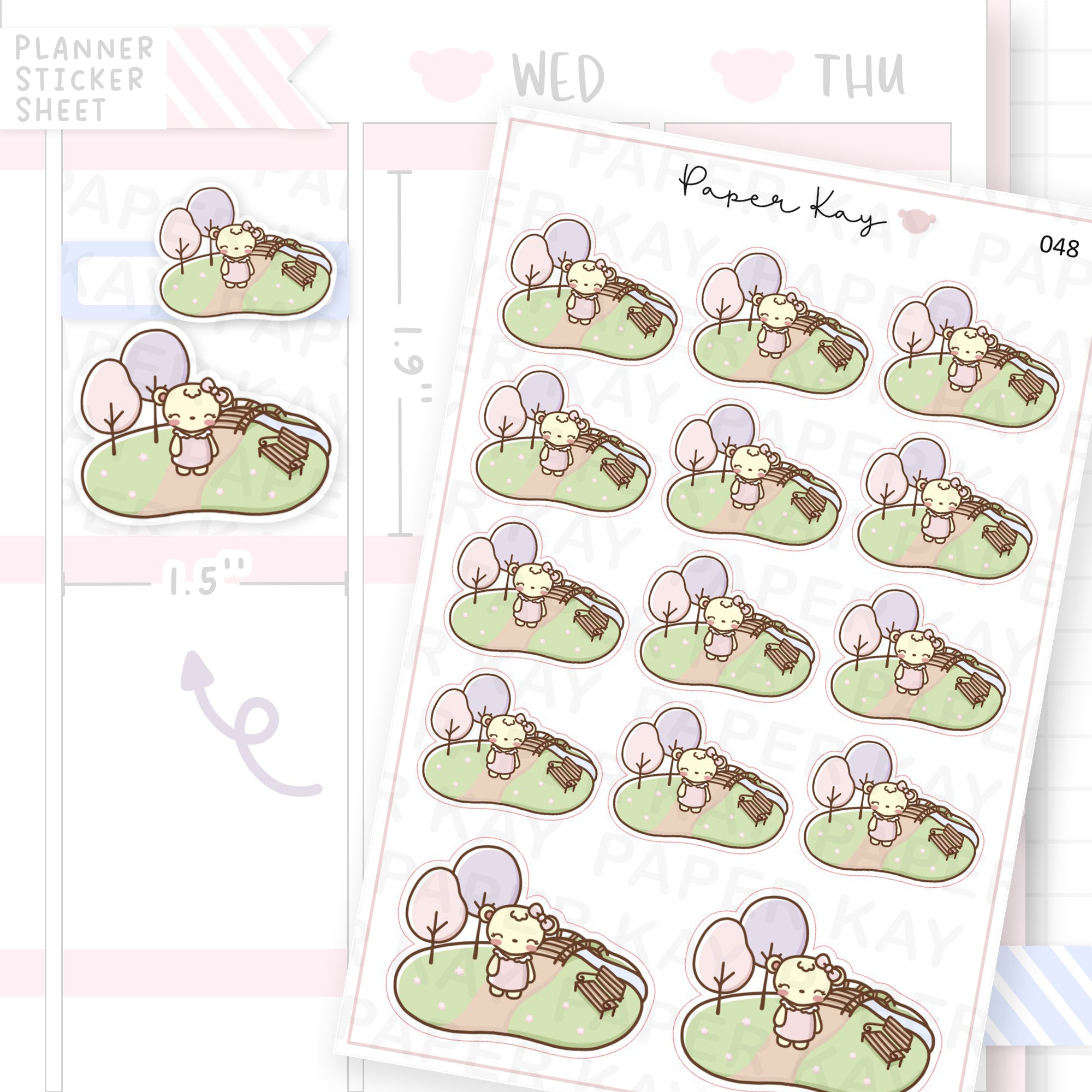 Spring / Summer Walk Sticker Sheet