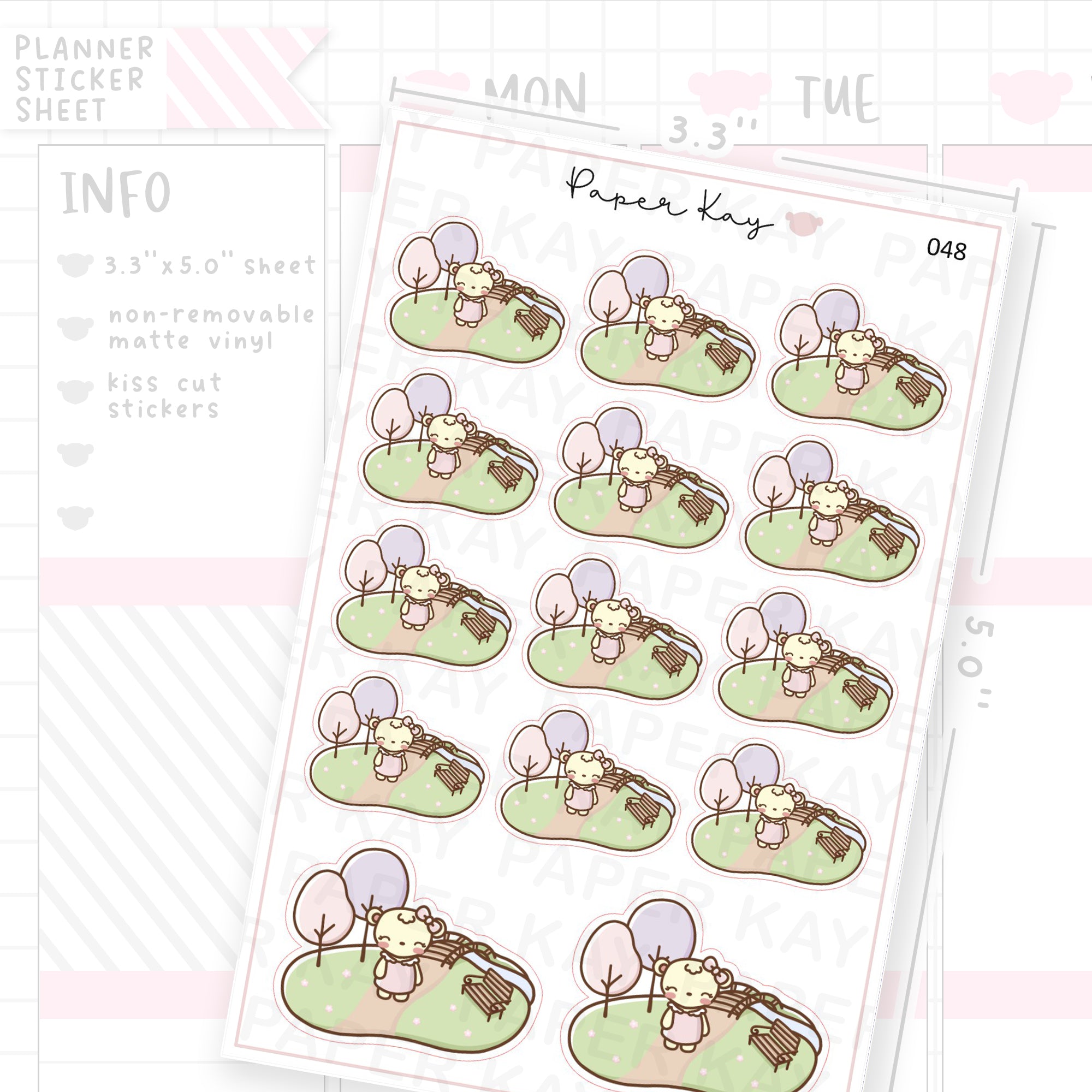 Spring / Summer Walk Sticker Sheet