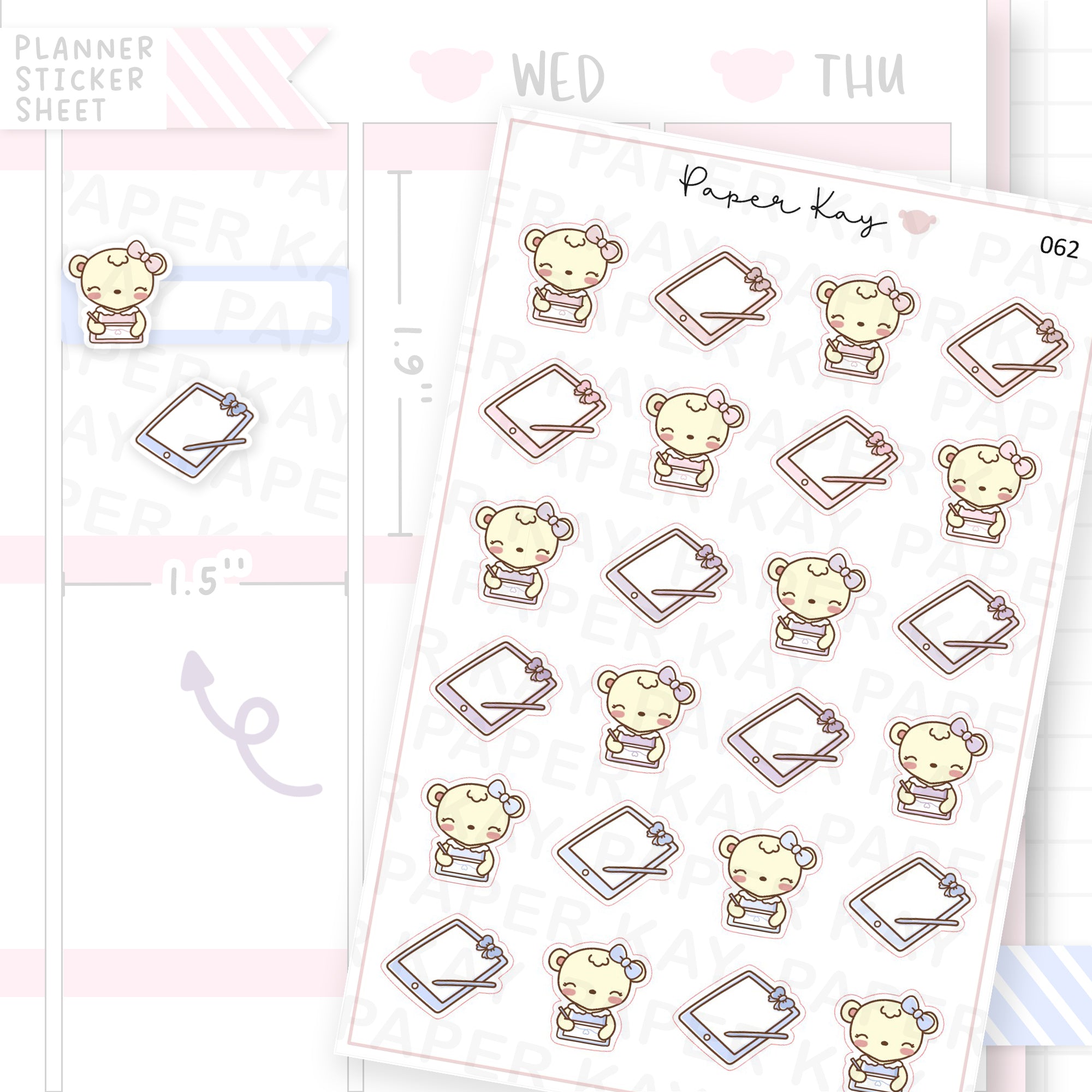 Tablet Drawing / Designing Sticker Sheet