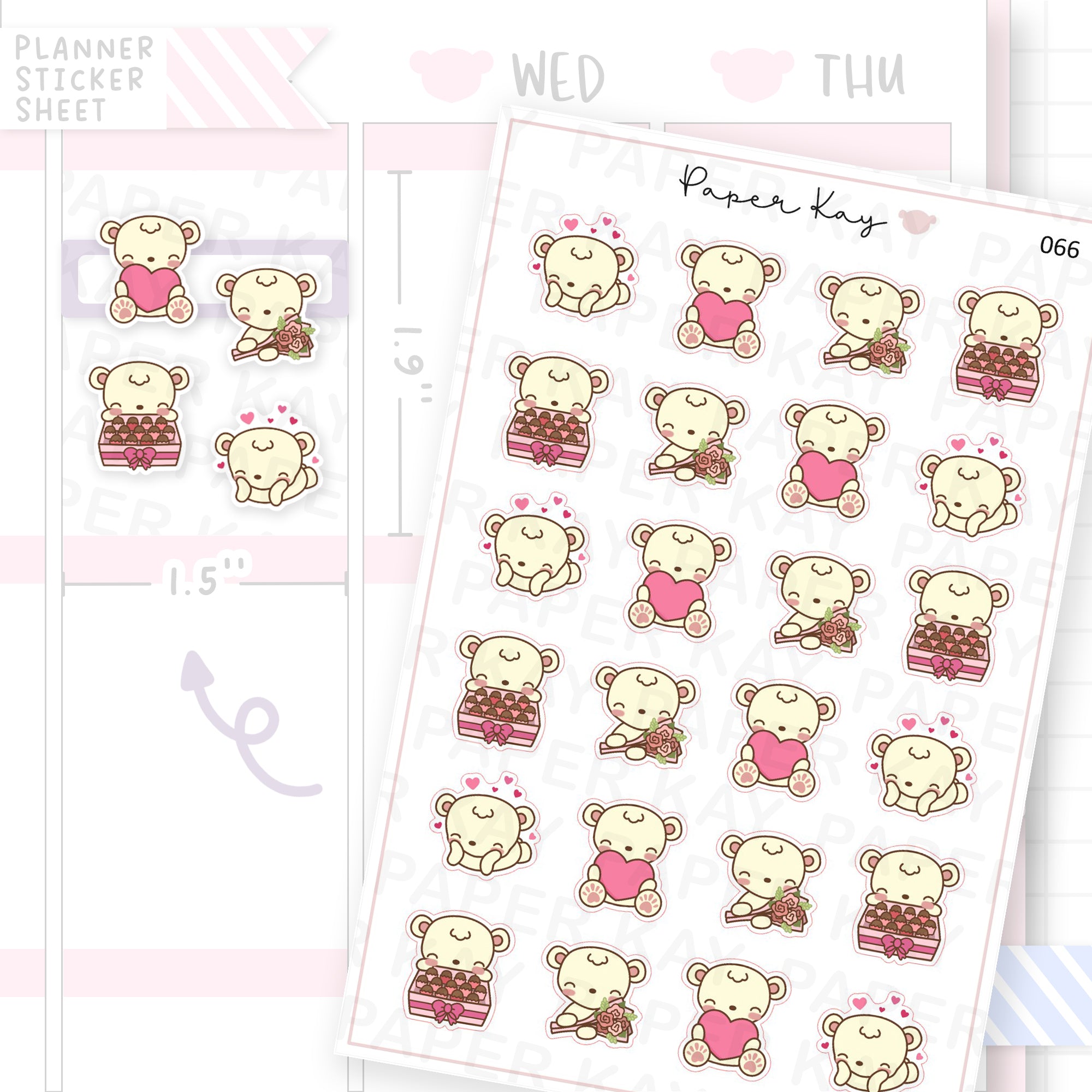 Valentine's Day Sticker Sheet