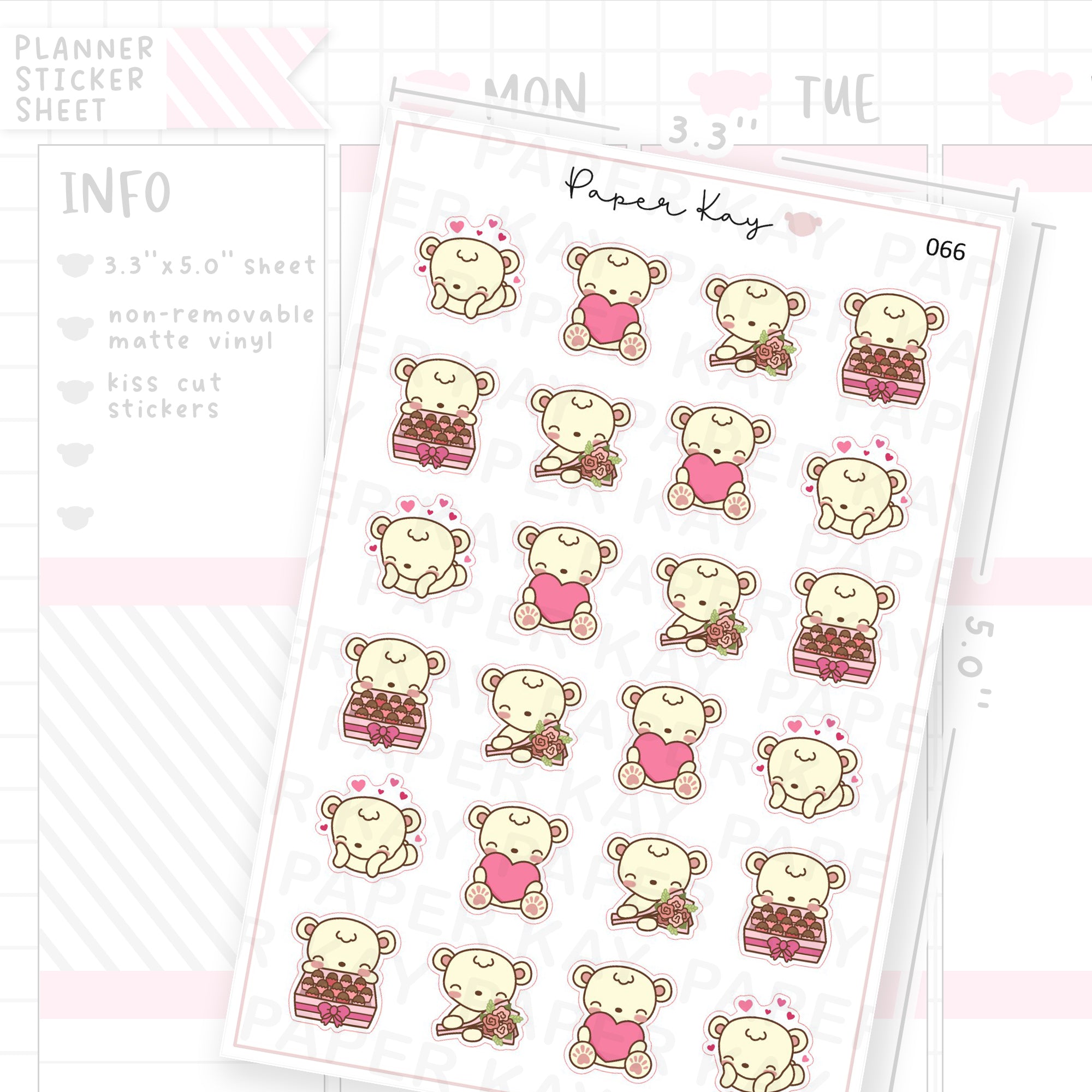 Valentine's Day Sticker Sheet