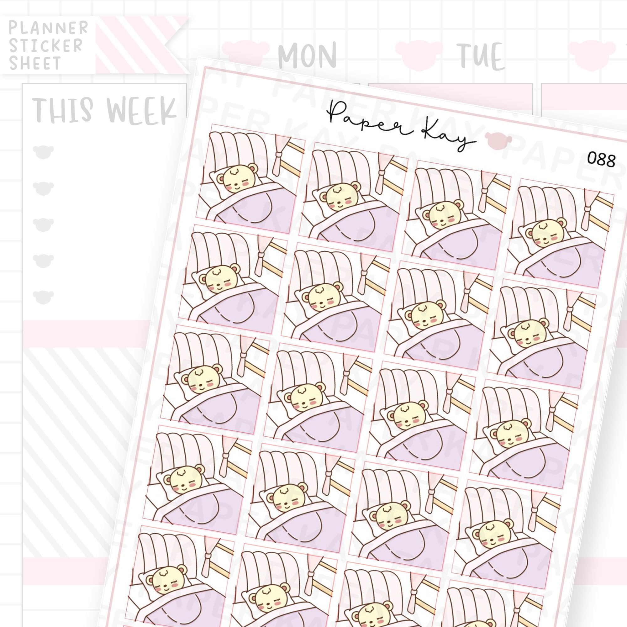 Nap Time Sticker Sheet – Paper Kay