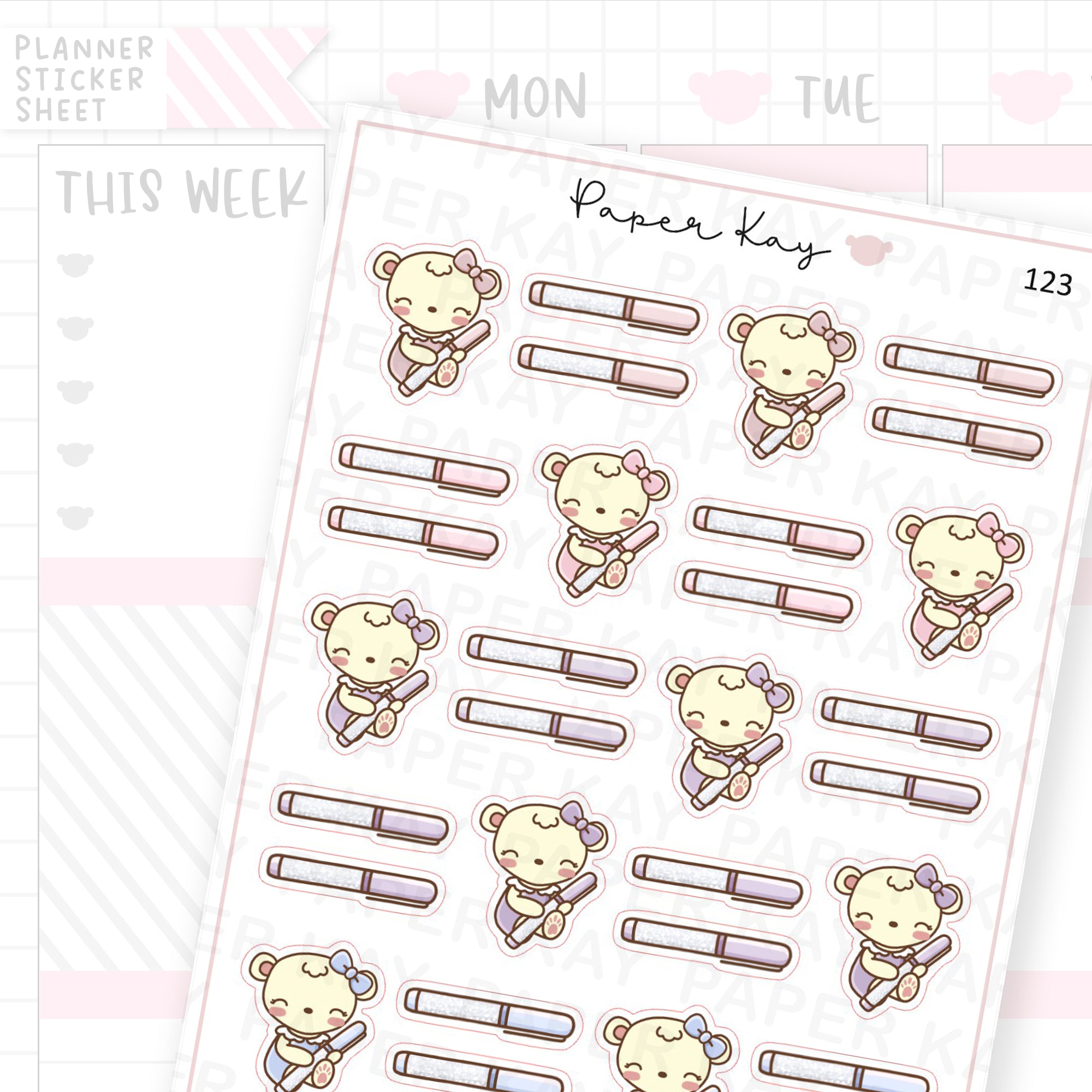 Pen Sticker Sheet