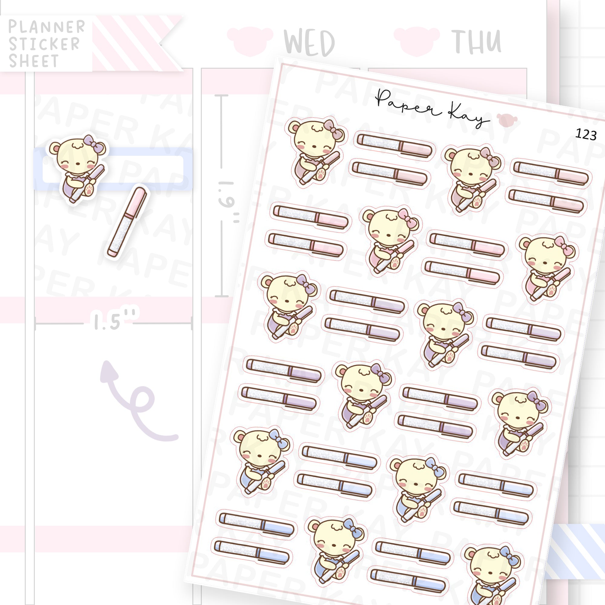 Pen Sticker Sheet
