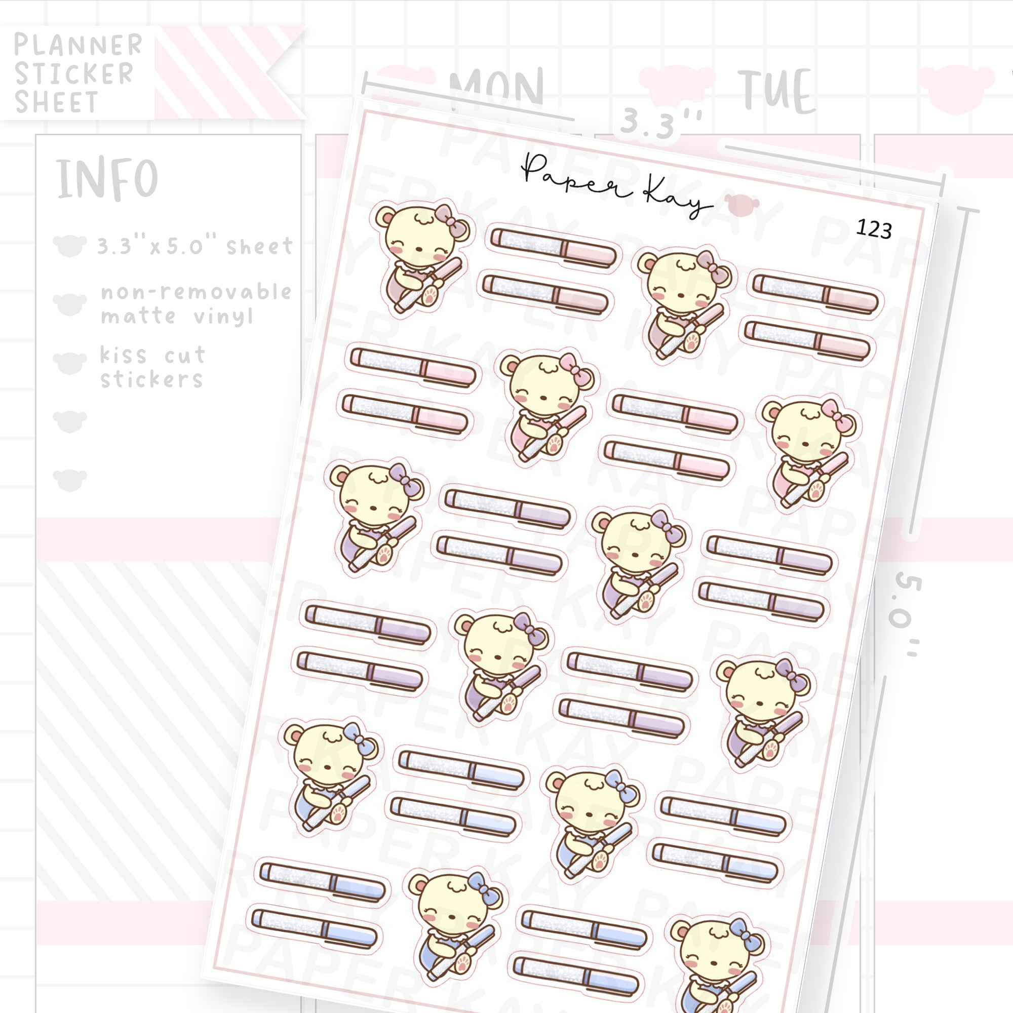 Pen Sticker Sheet