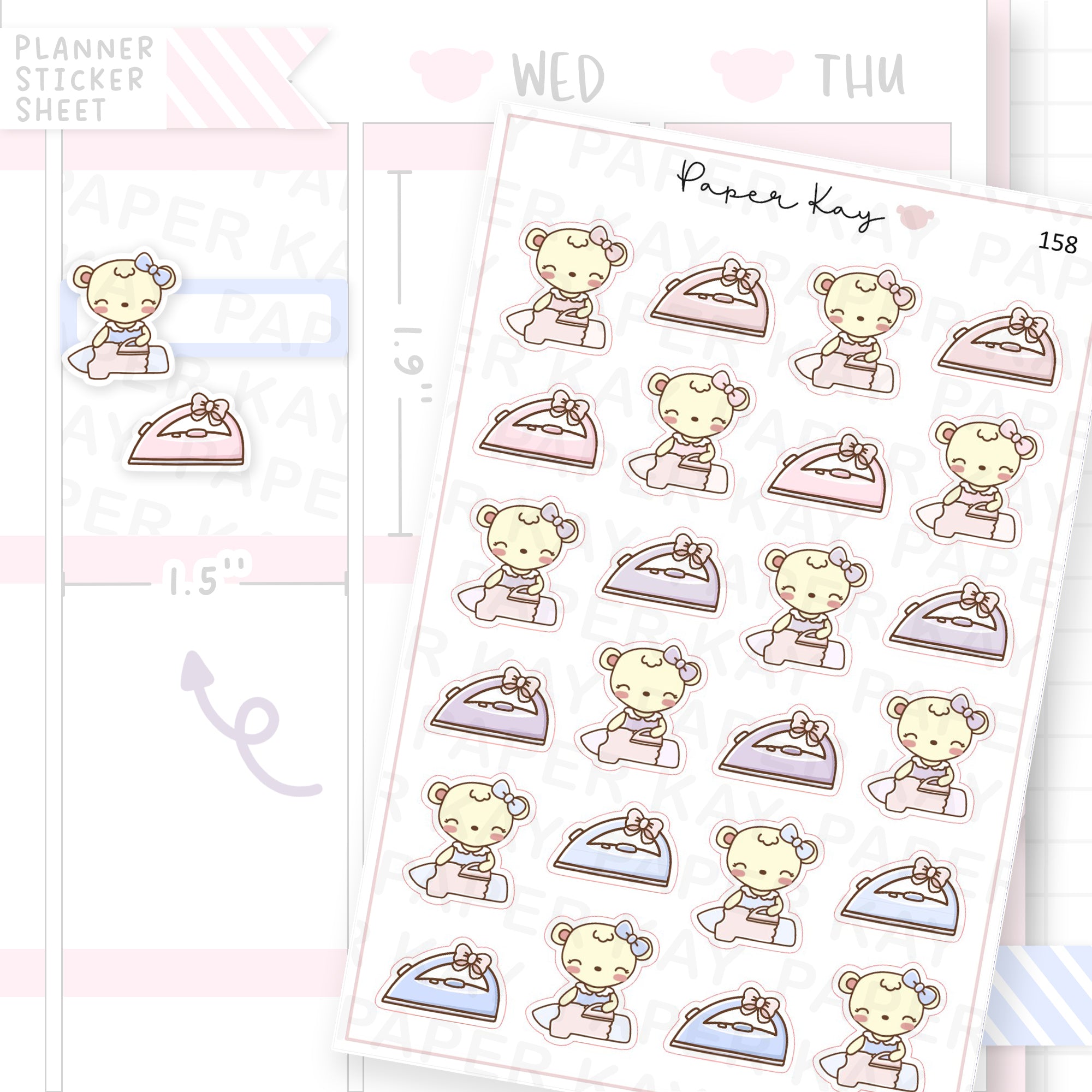 Ironing Sticker Sheet