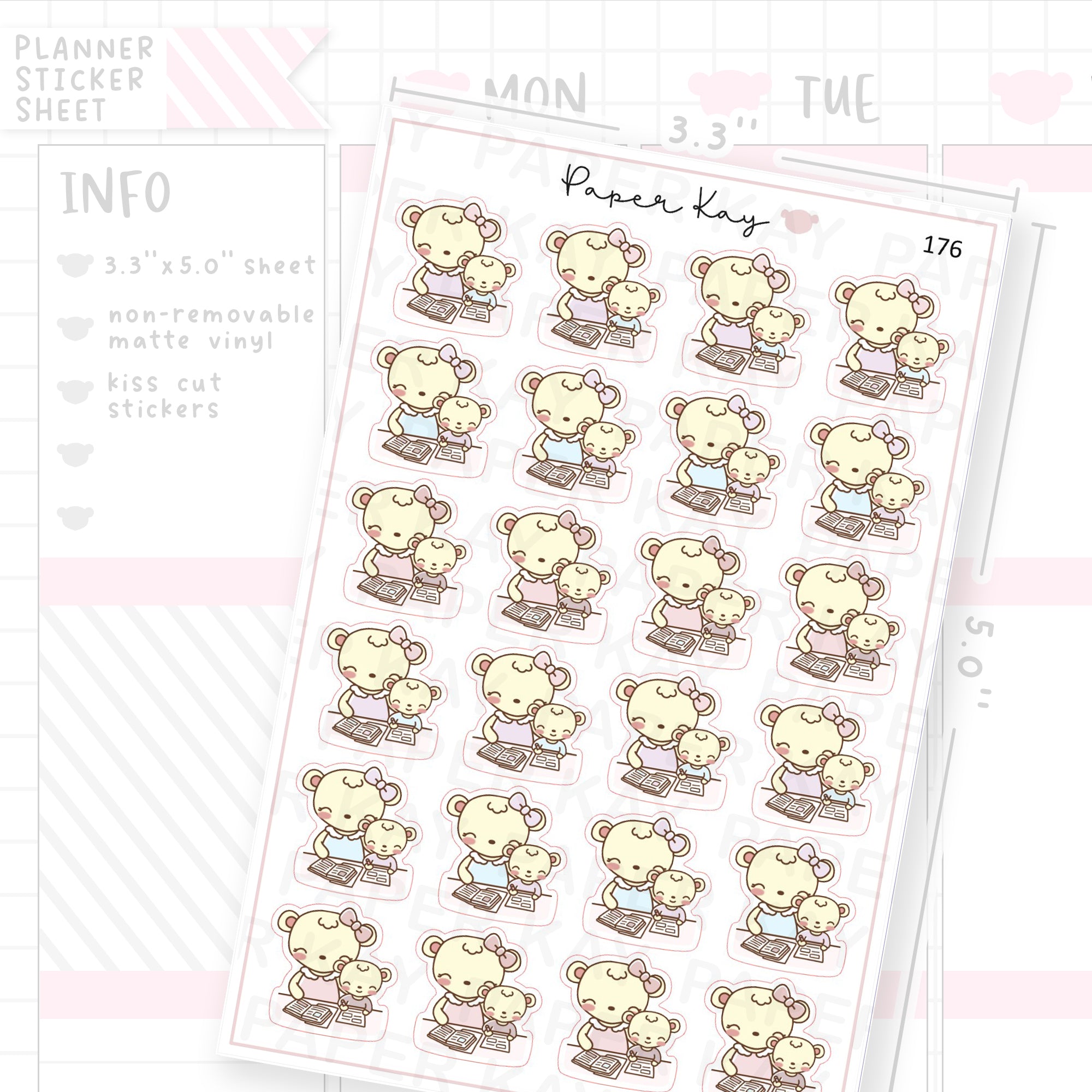 Homework/Tutor/Homeschool Sticker Sheet