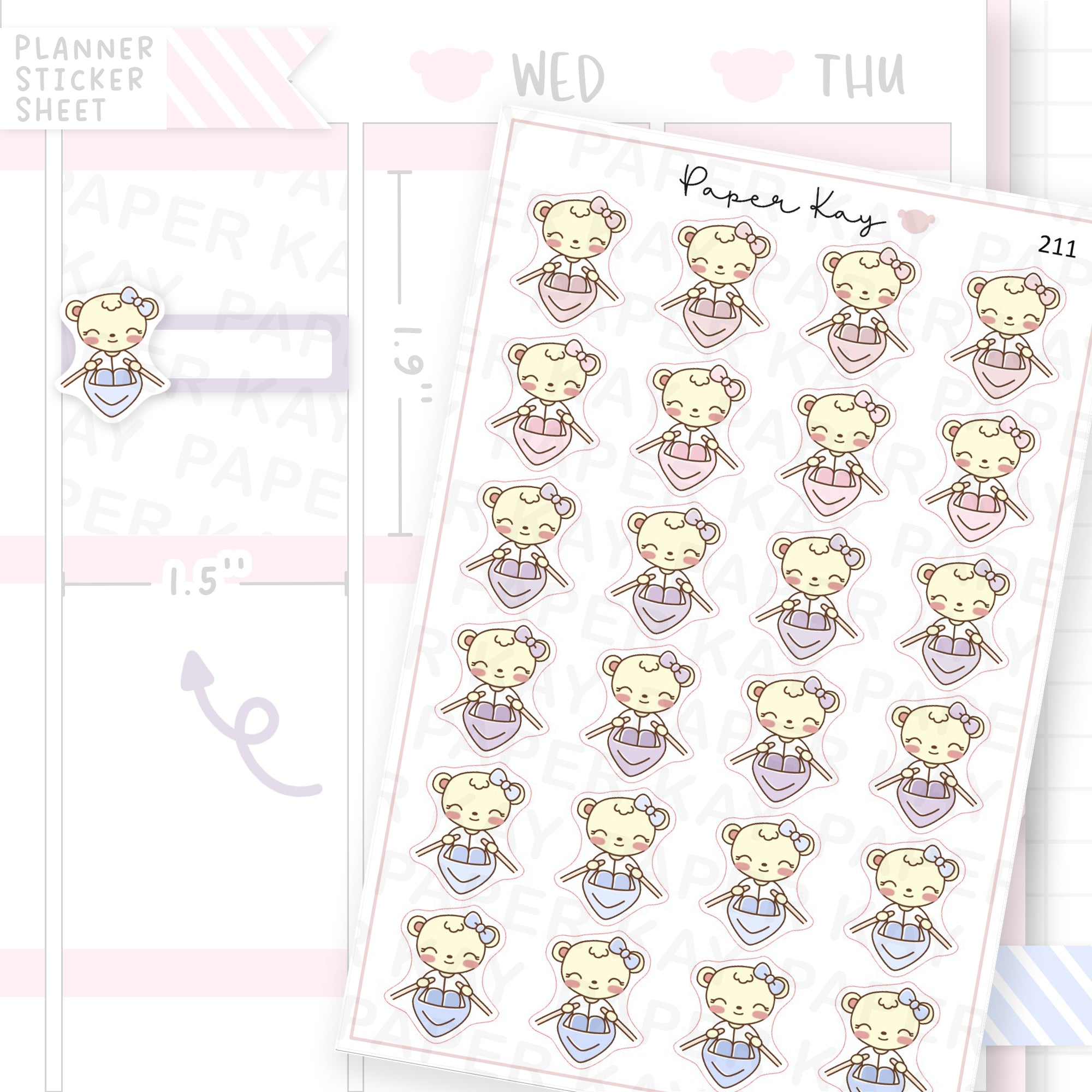 Rowing Sticker Sheet