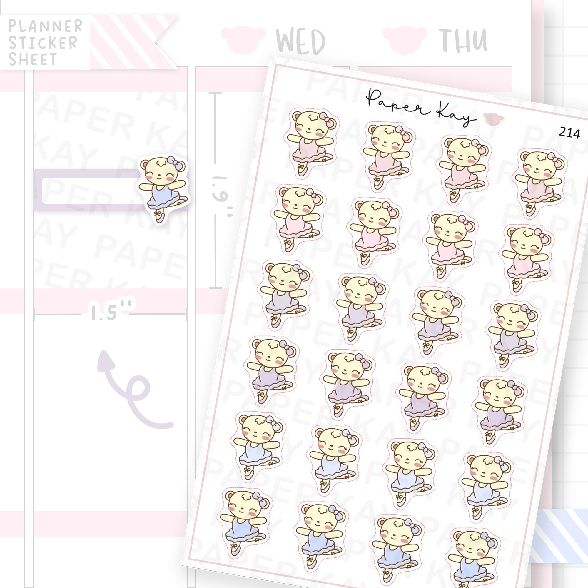 Dance Sticker Sheet