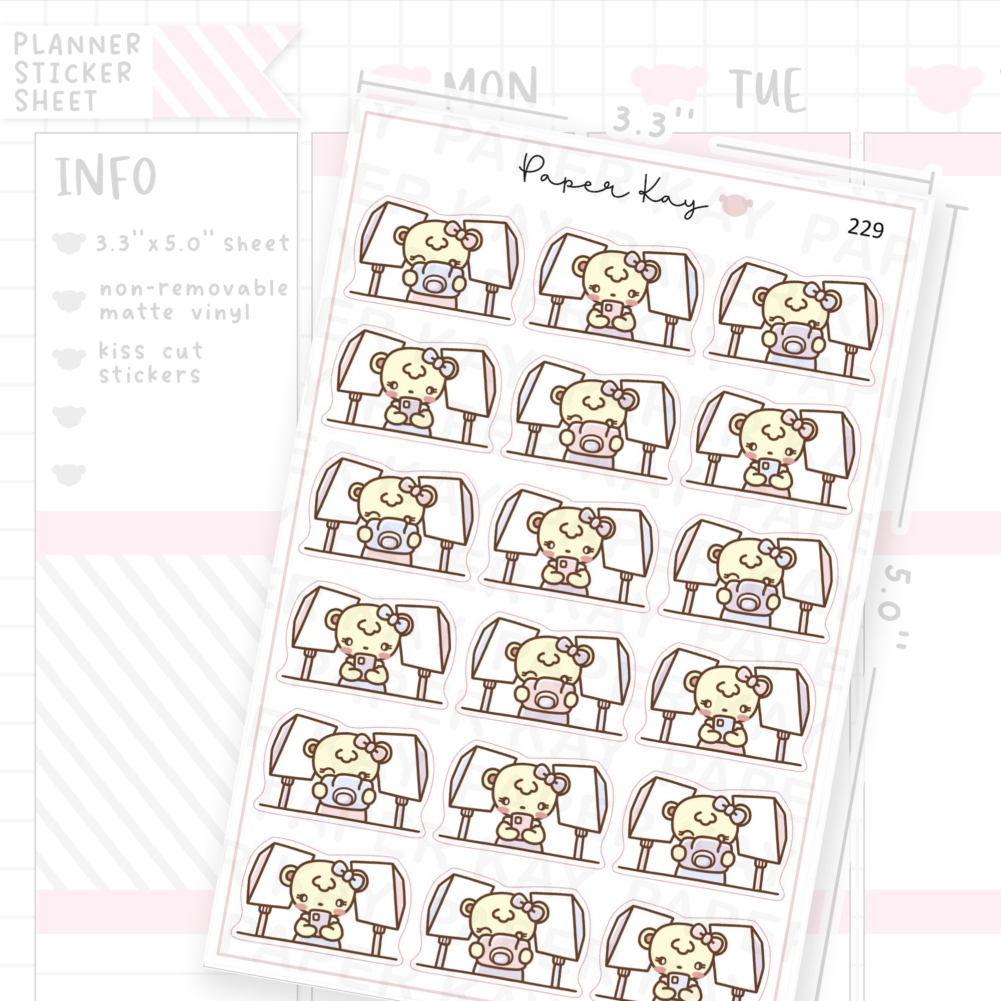 Product Photography Sticker Sheet