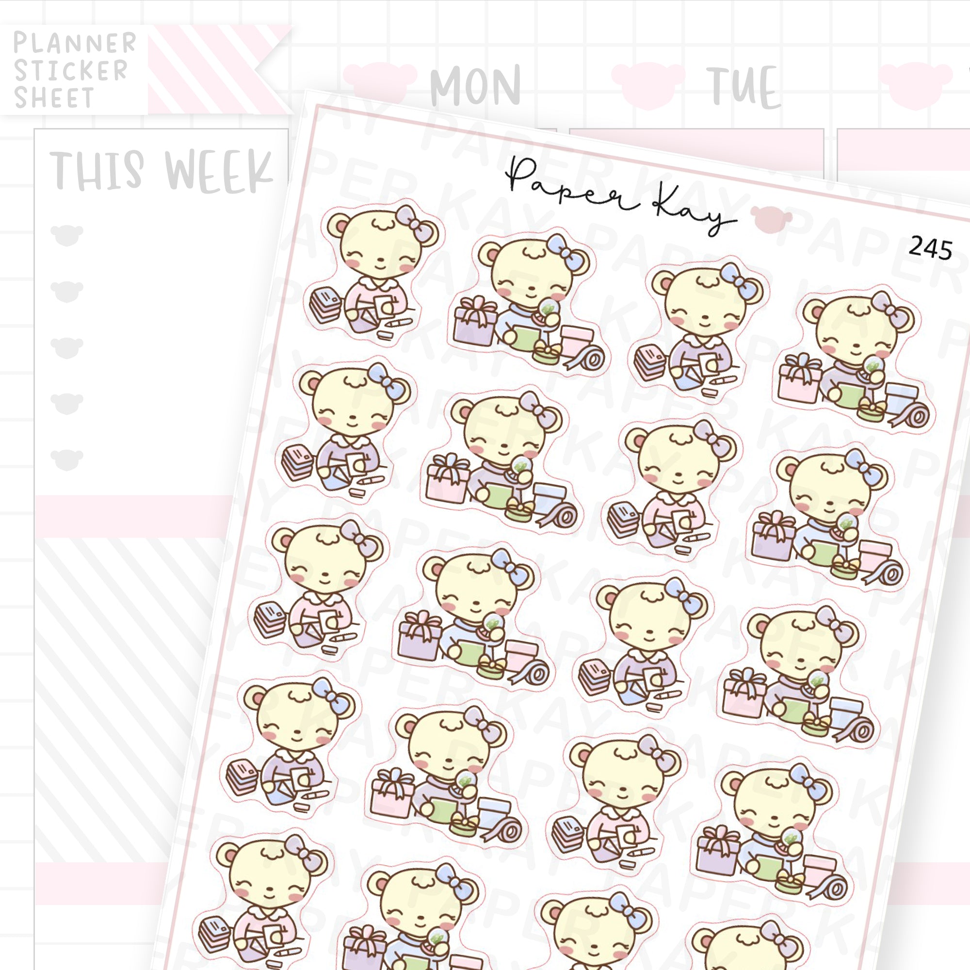 Christmas Gifting Sticker Sheet