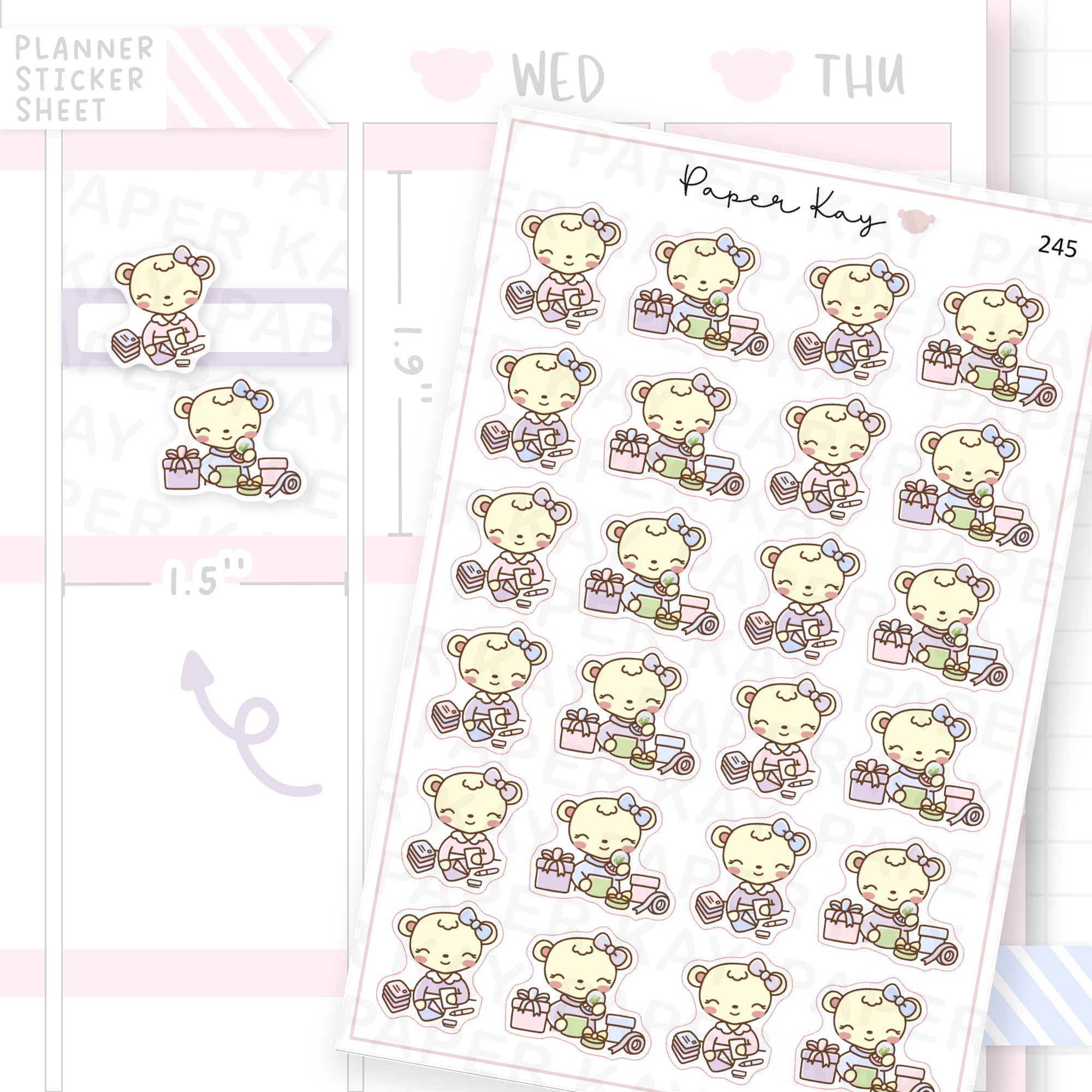 Christmas Gifting Sticker Sheet
