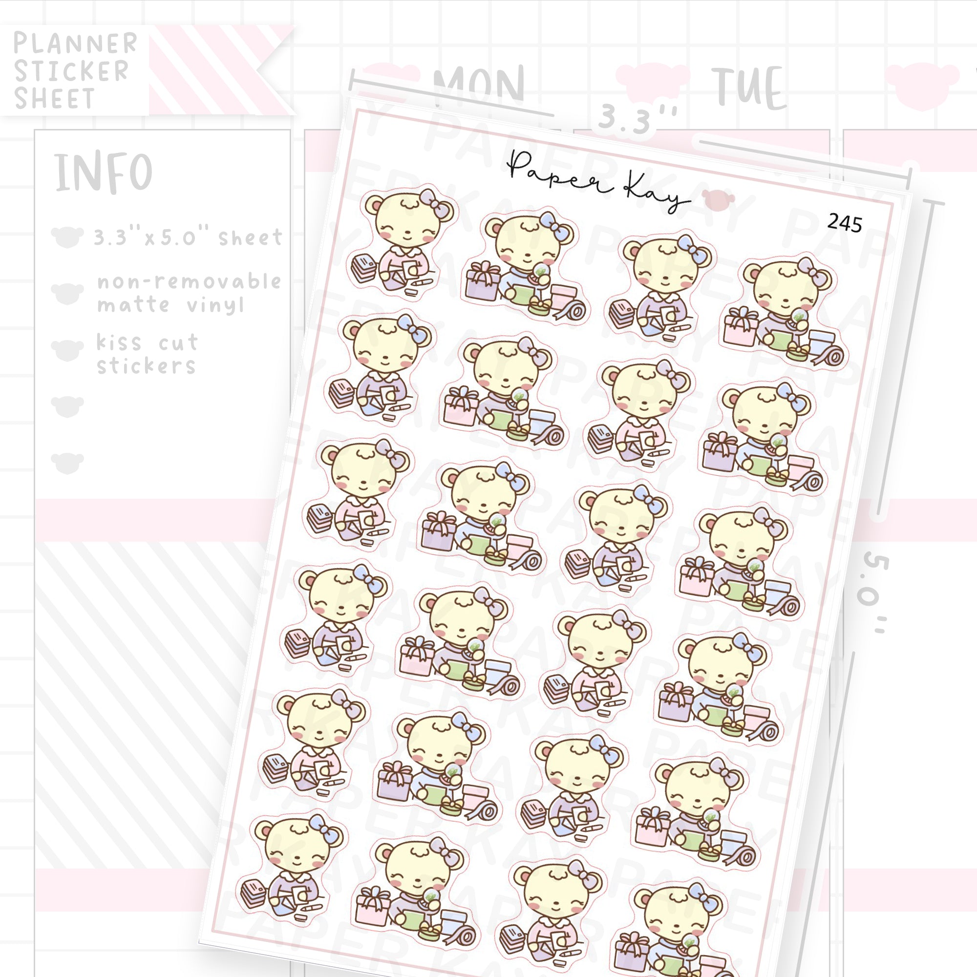 Christmas Gifting Sticker Sheet