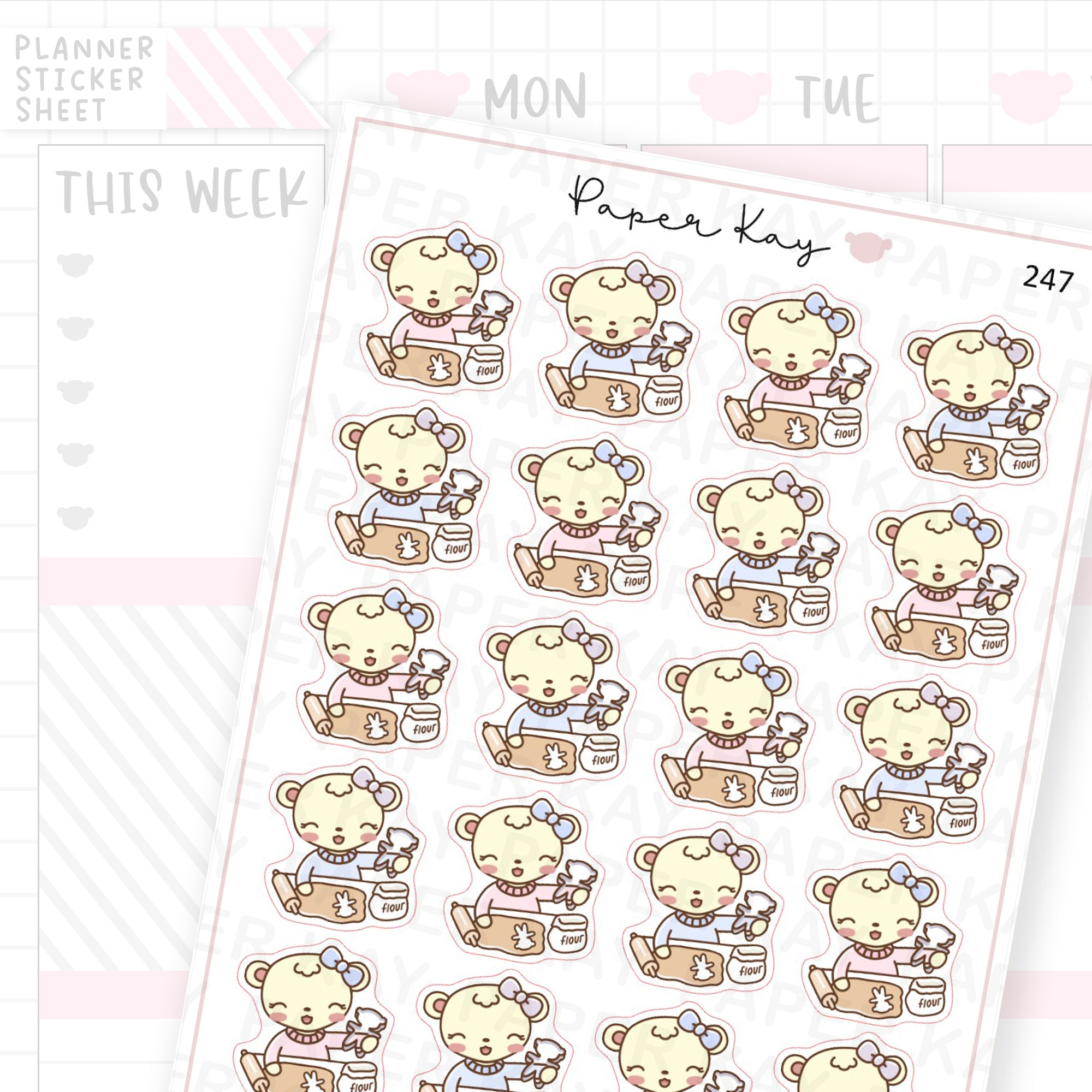 Christmas Cookies Sticker Sheet