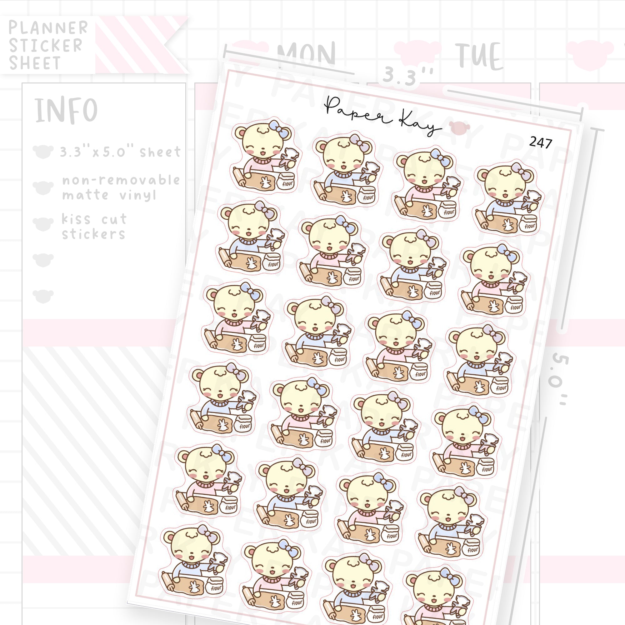 Christmas Cookies Sticker Sheet