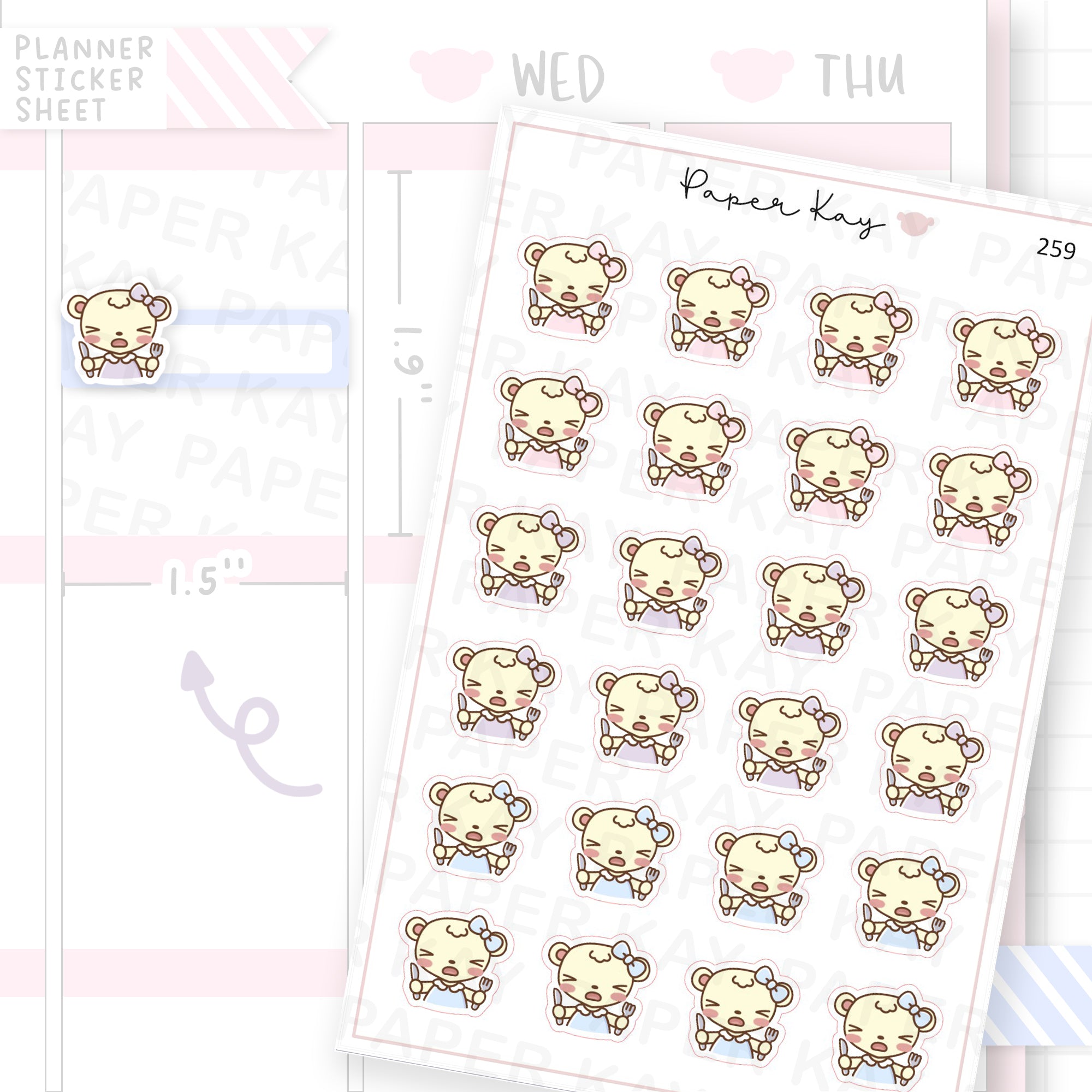Hangry Sticker Sheet