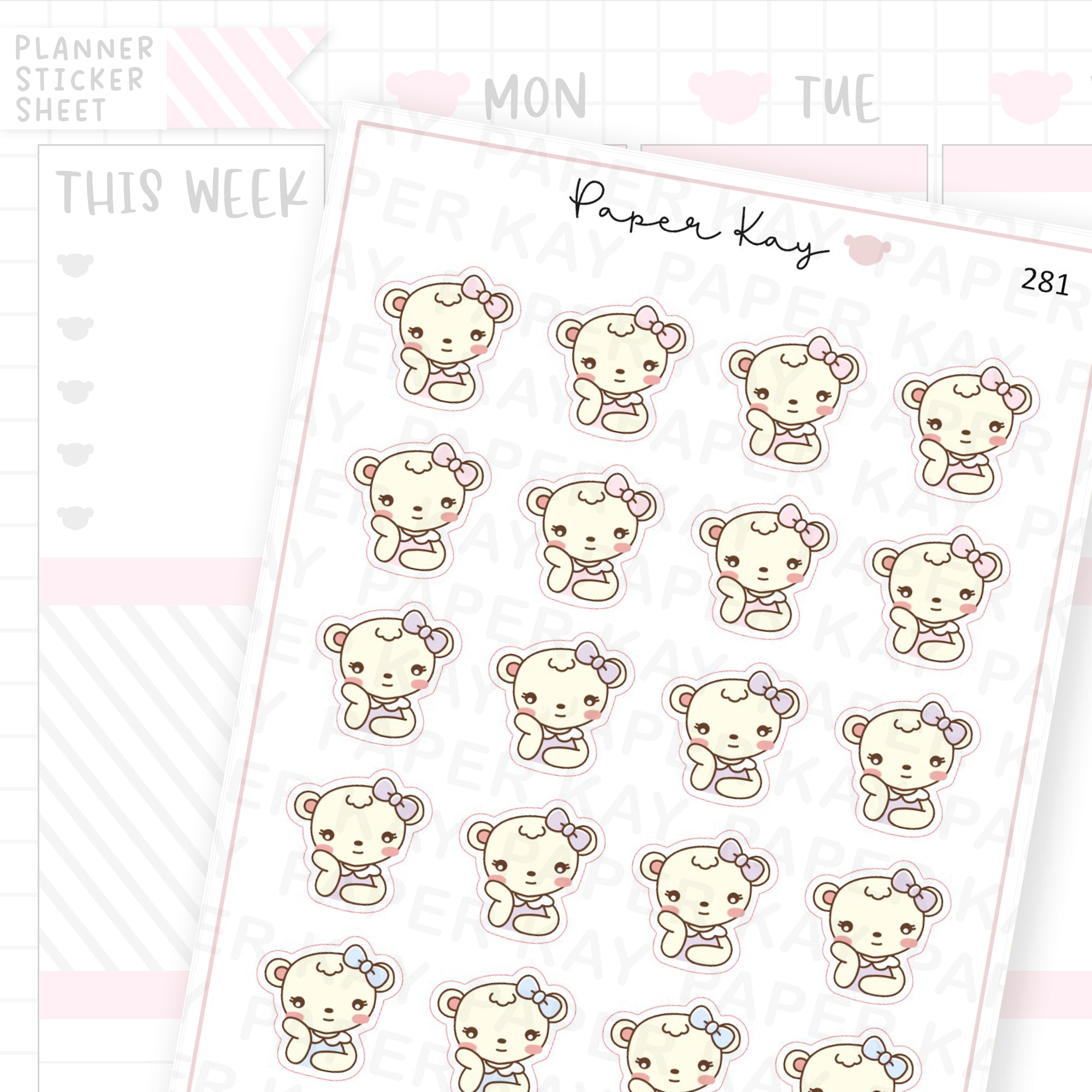 Bored Sticker Sheet