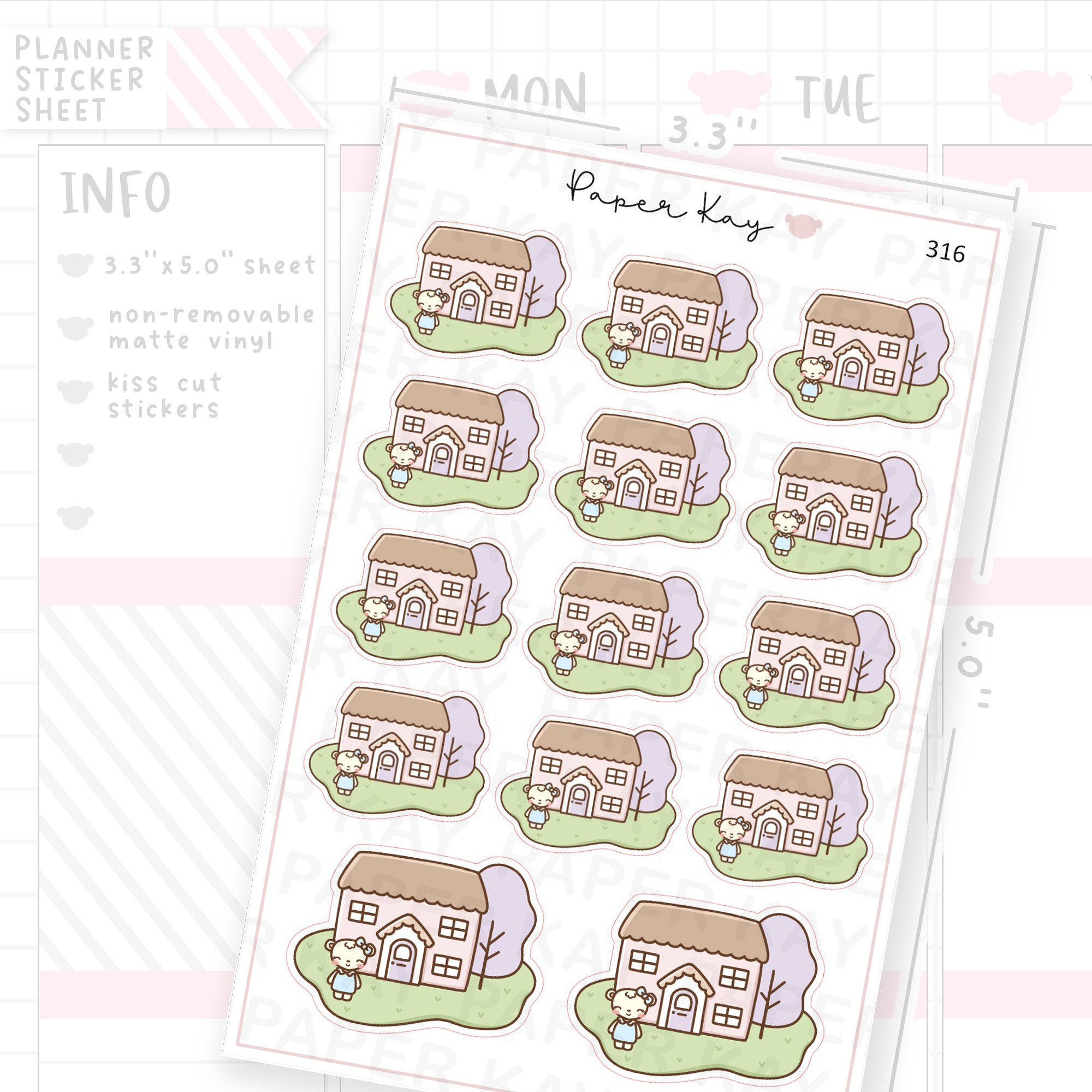 Home Sticker Sheet