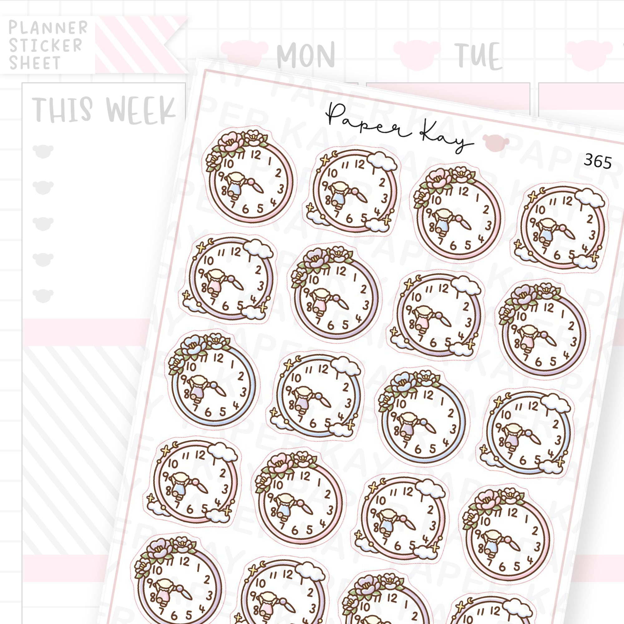 Wishing to Turn Back Time Sticker Sheet