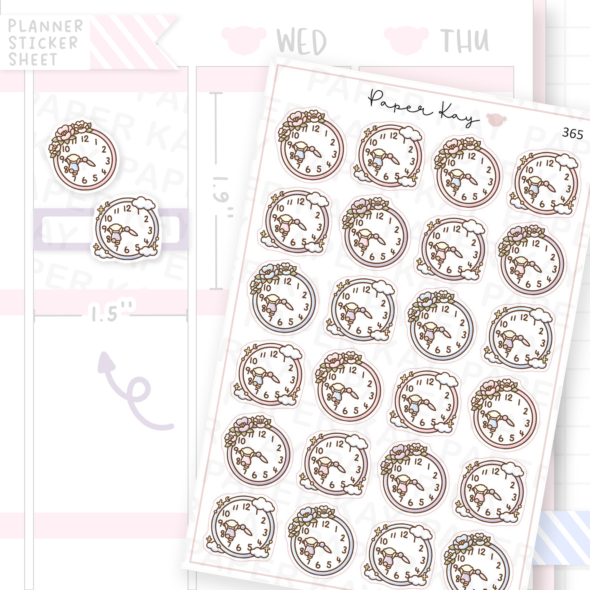 Wishing to Turn Back Time Sticker Sheet
