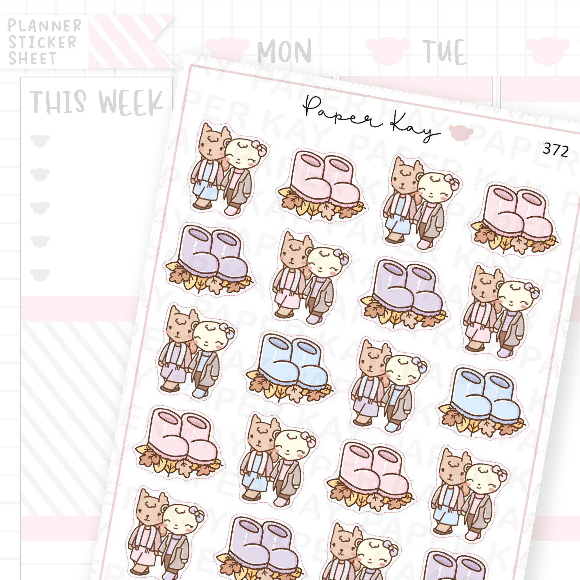 Autumn Walk Sticker Sheet