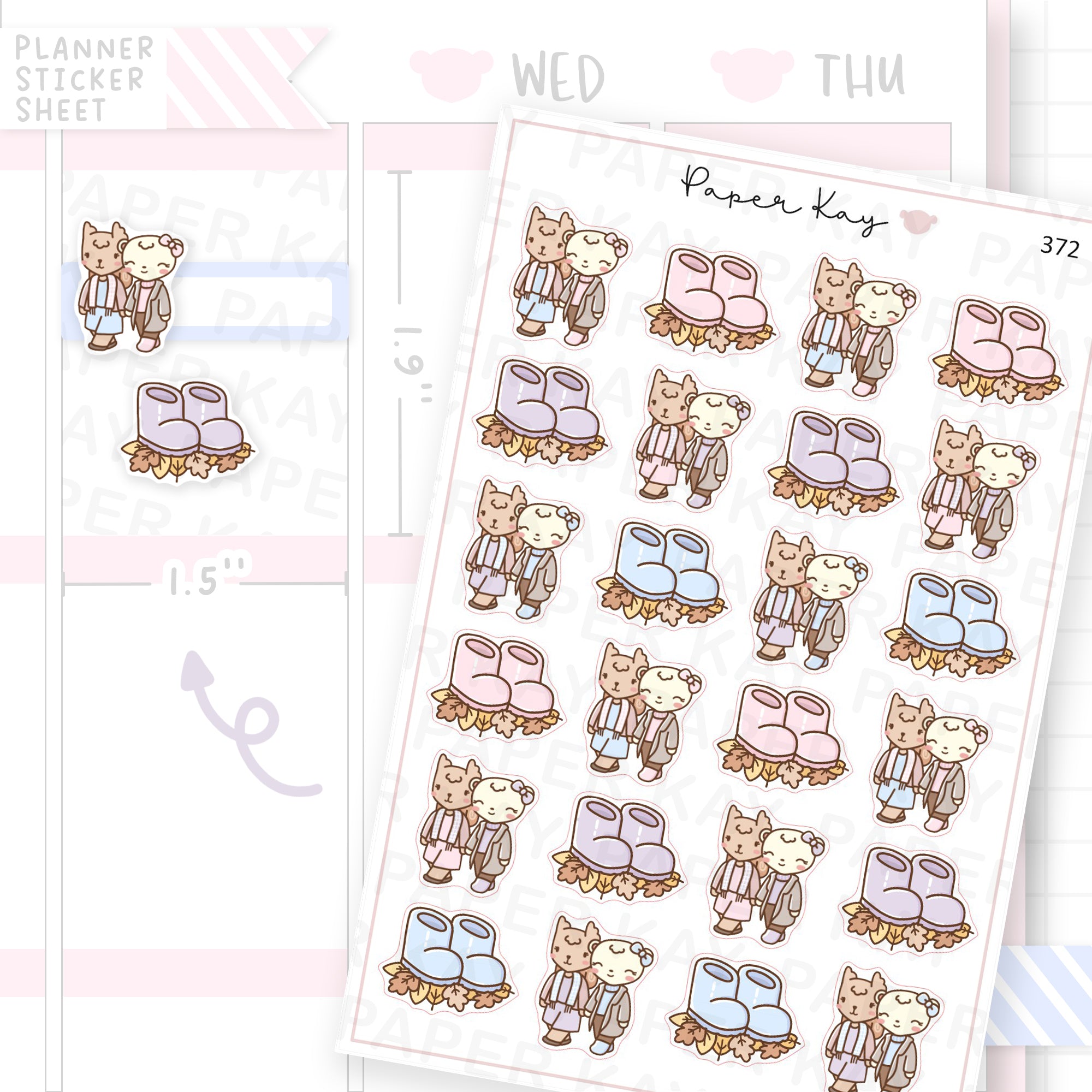 Autumn Walk Sticker Sheet