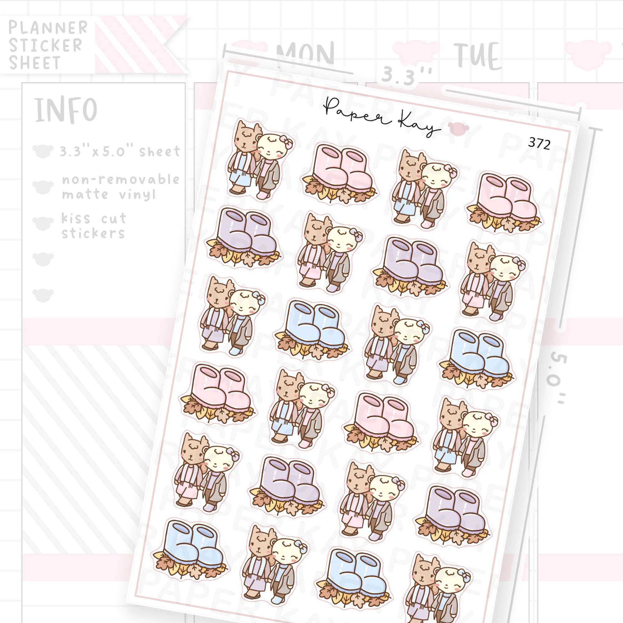 Autumn Walk Sticker Sheet