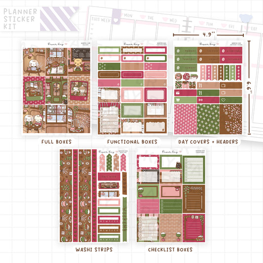 Winter Cafe Weekly Vertical Kit