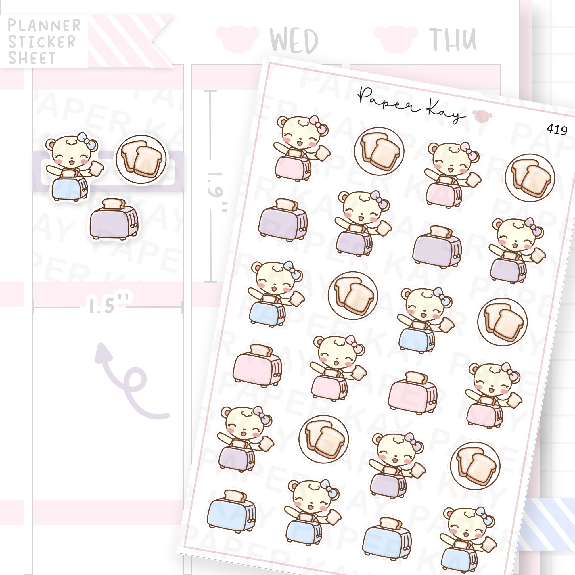 Toaster Sticker Sheet