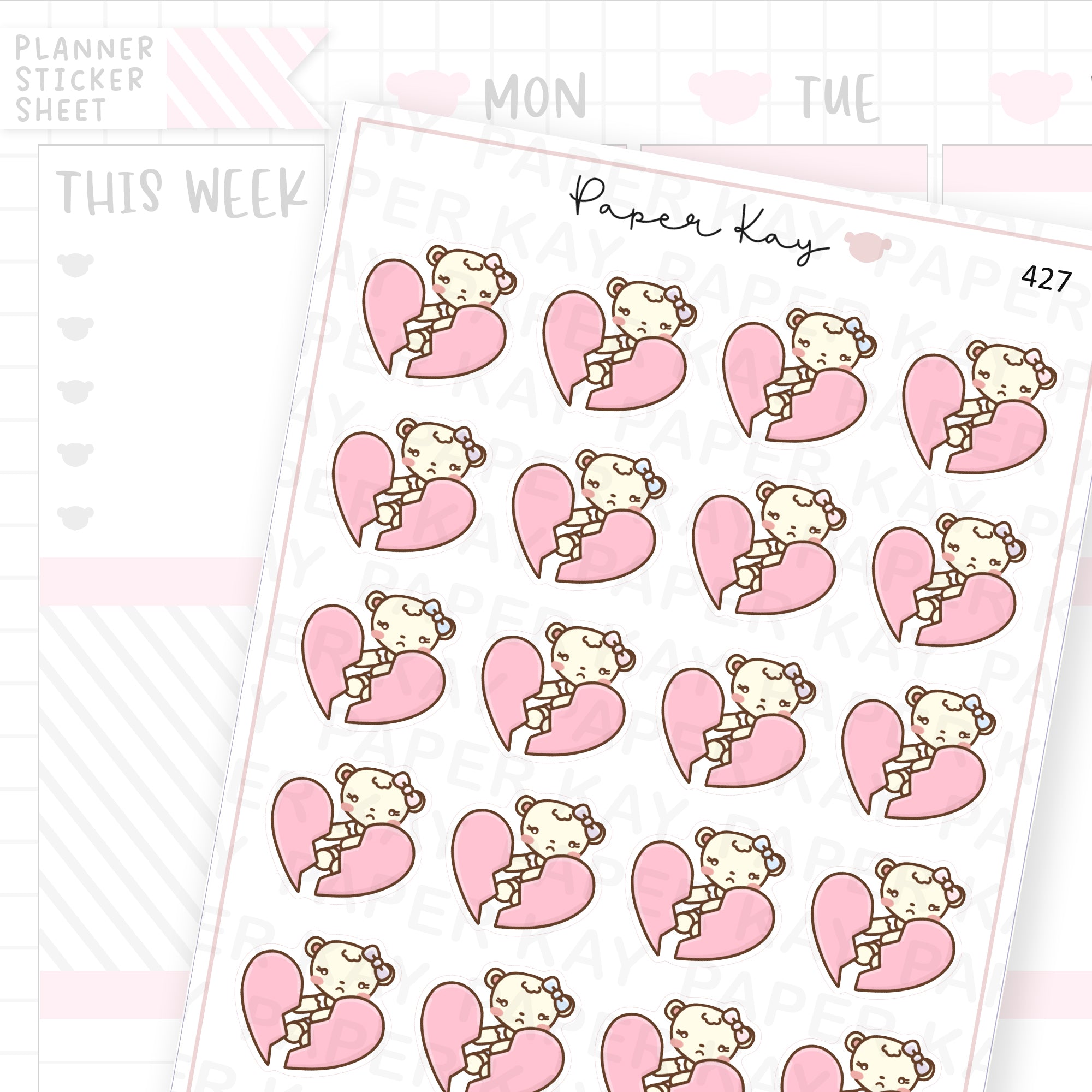 Heartbroken Sticker Sheet