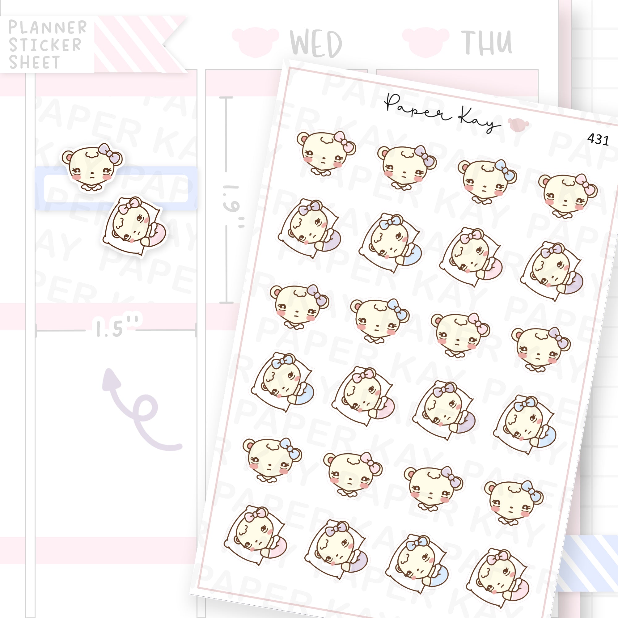 Can't Sleep/Insomnia Sticker Sheet