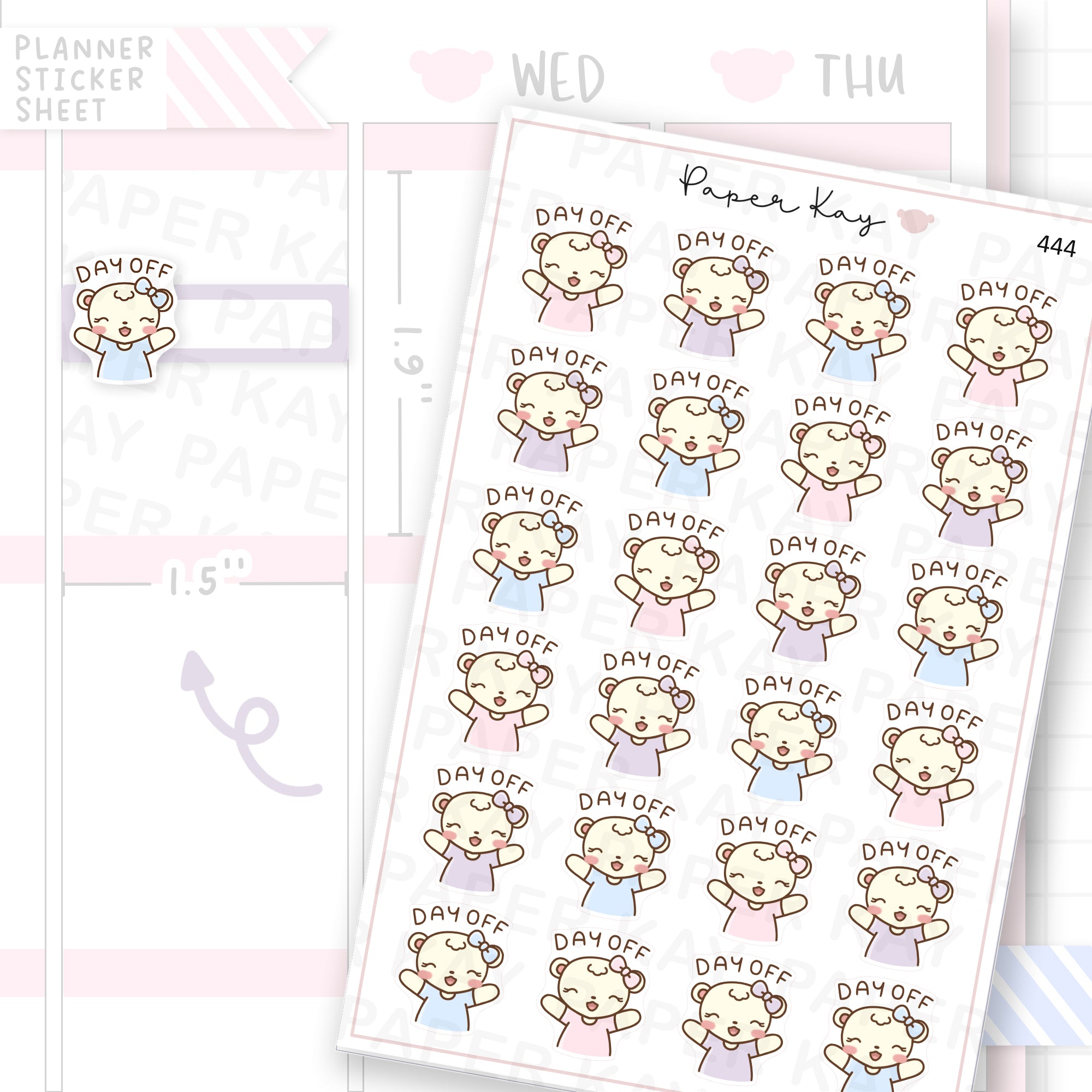 Day Off Sticker Sheet