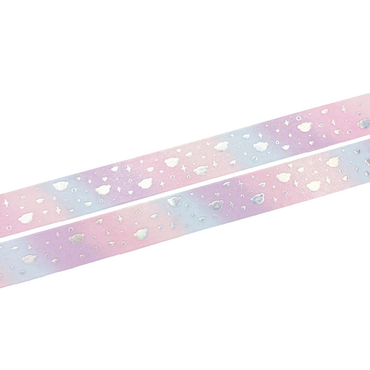 Pastel Dot the Bear Sprinkles Washi Tape - Holographic Foil