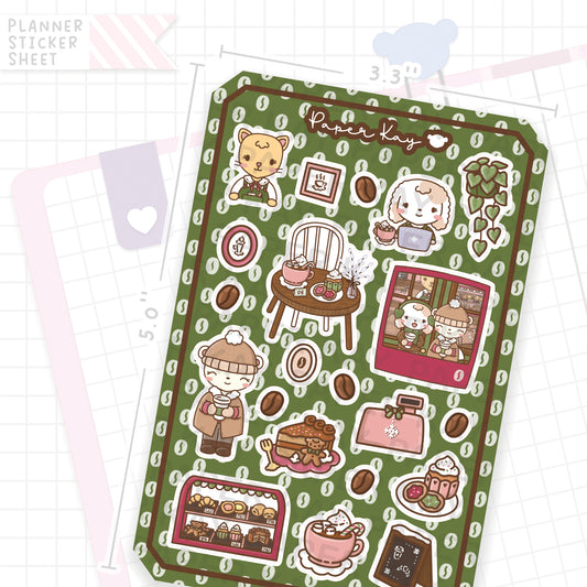 Winter Cafe Bujo Deco 1 Stickers