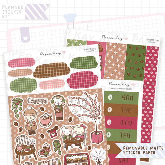 Winter Cafe Journaling Kit